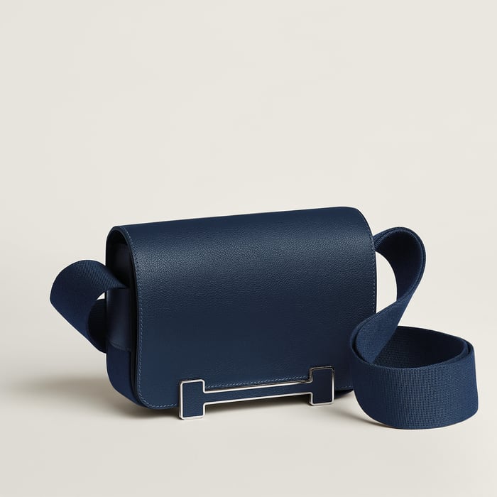 Bleu Abysse Hermès Geta Bag