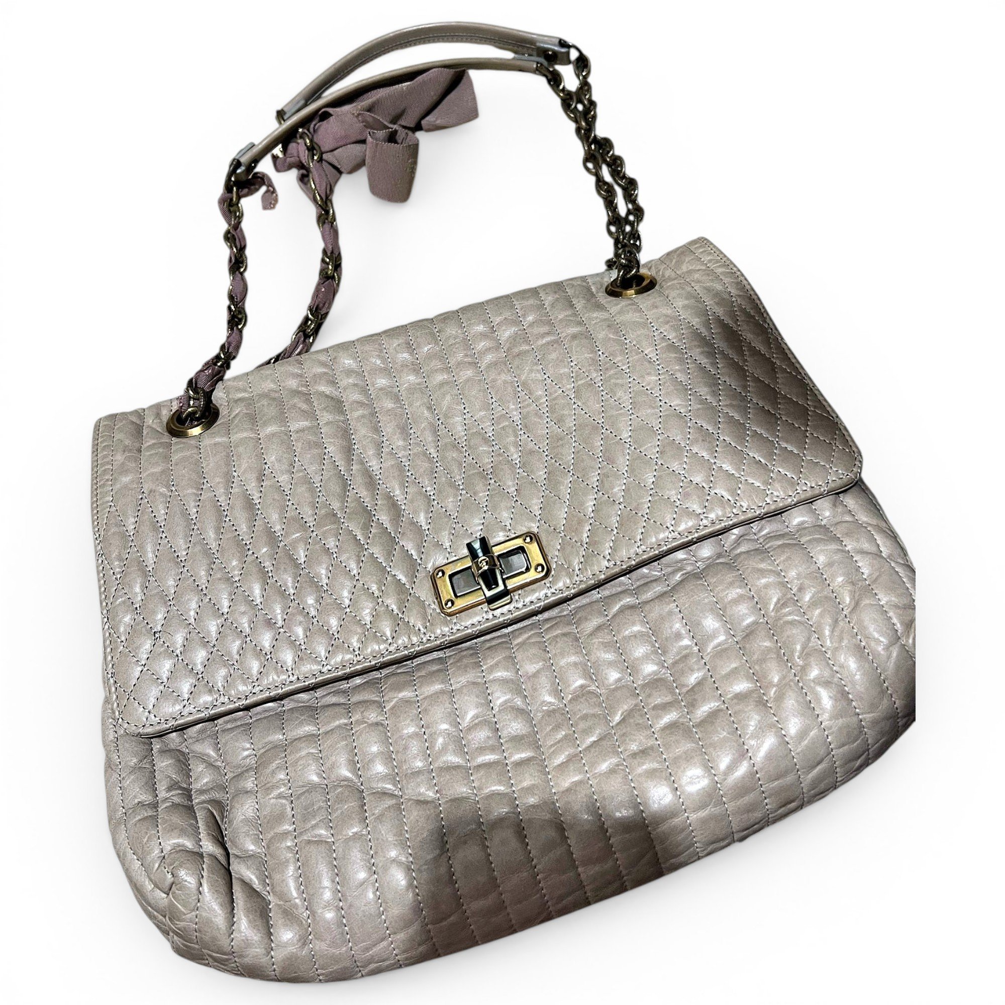 Happy leather handbag