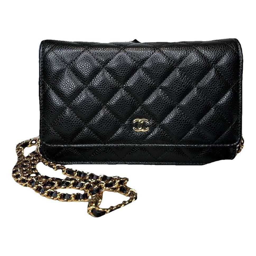 Wallet On Chain Timeless/Classique leather crossbody bag