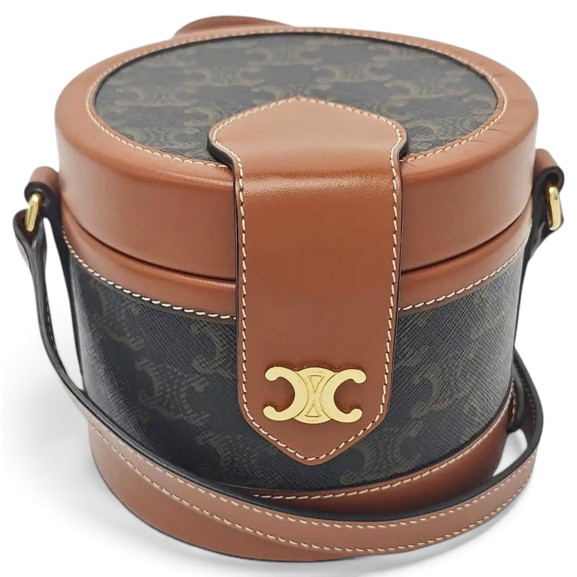 Triomphe leather handbag