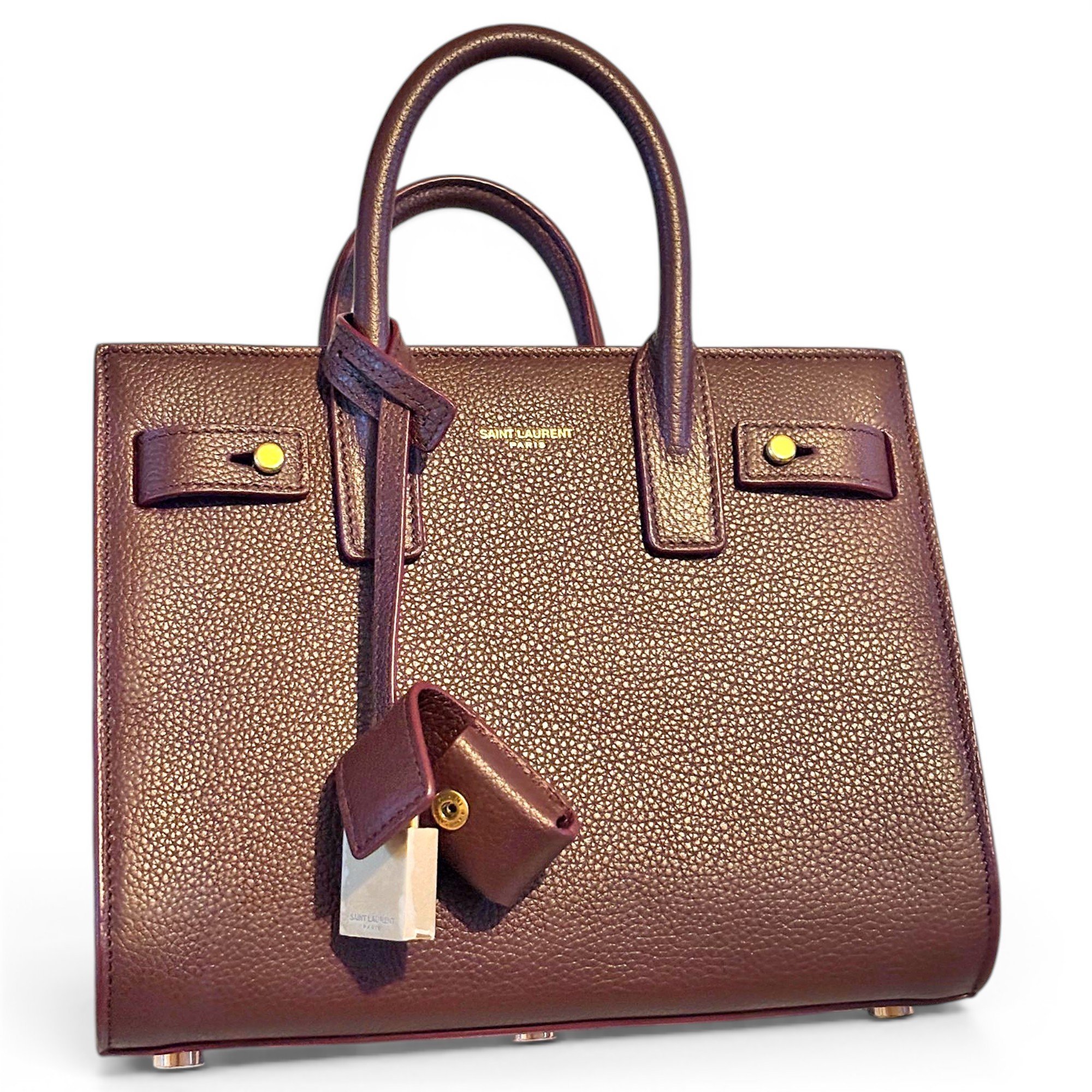 Saint Laurent Sac de Jour leather handbag