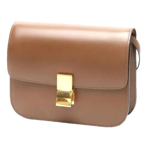 Classic leather handbag