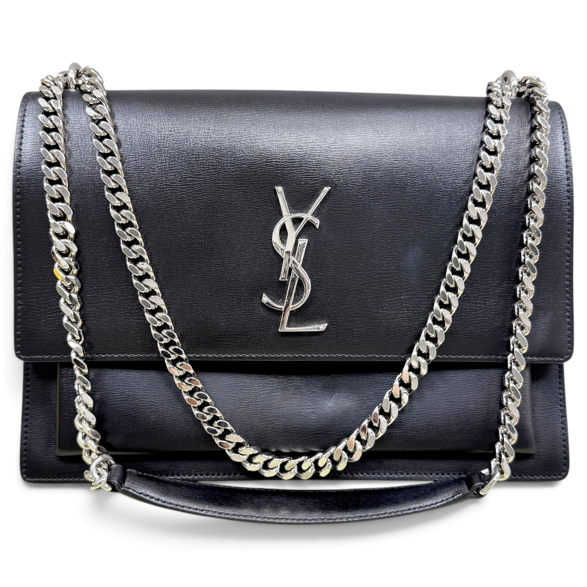 Sunset leather crossbody bag