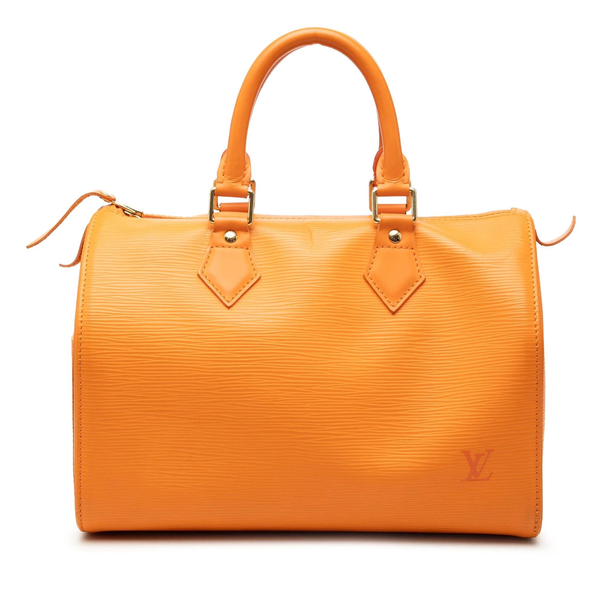 Speedy leather bag