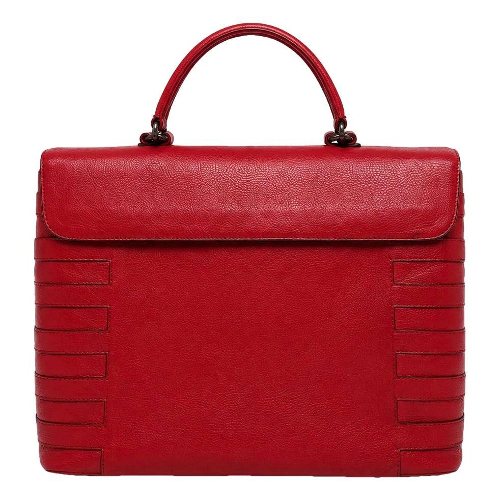 Leather satchel