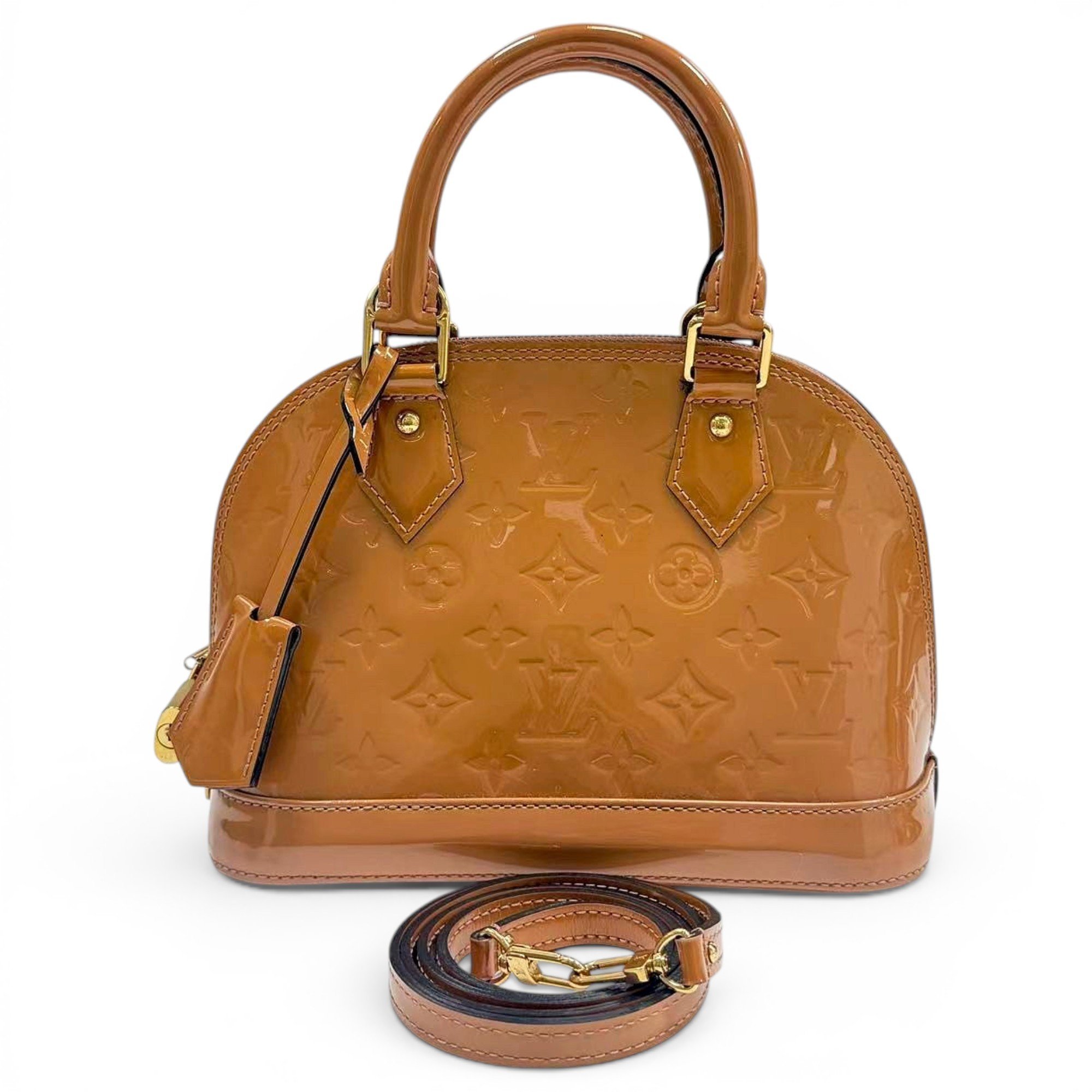 Alma BB patent leather handbag