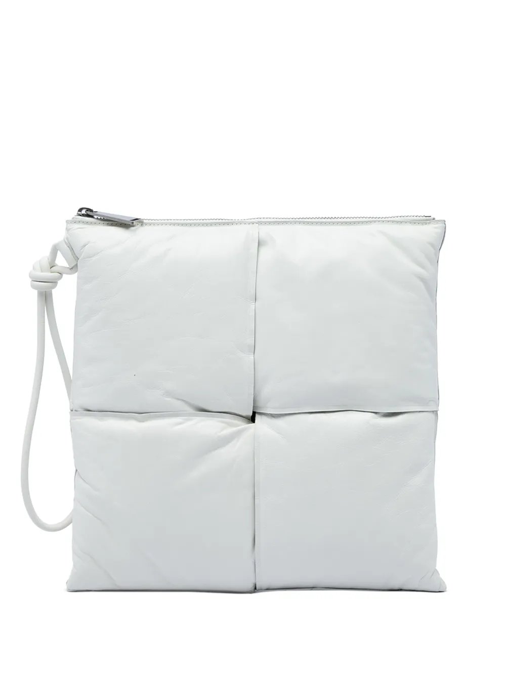2012-2026 Nappa Maxi Intrecciato Padded Square Wristlet Pouch clutch bag
