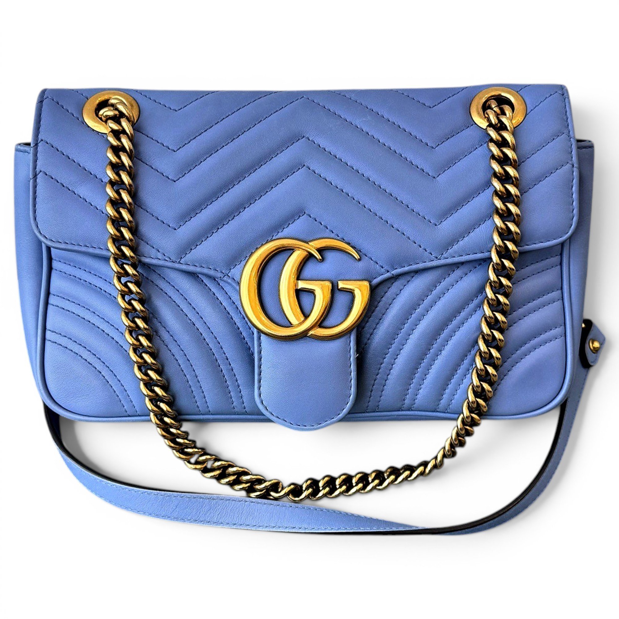 GG Marmont Flap leather handbag