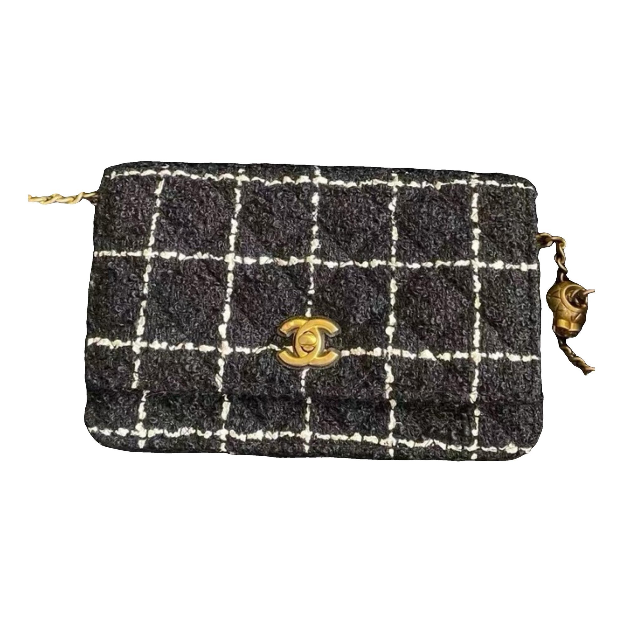 Wallet On Chain Timeless/Classique tweed crossbody bag
