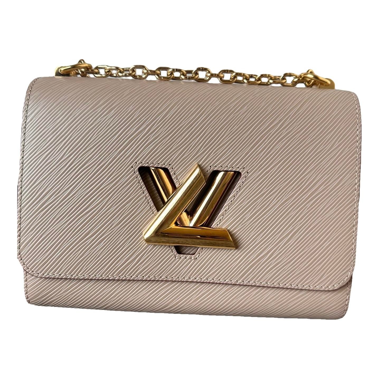 Twist leather handbag