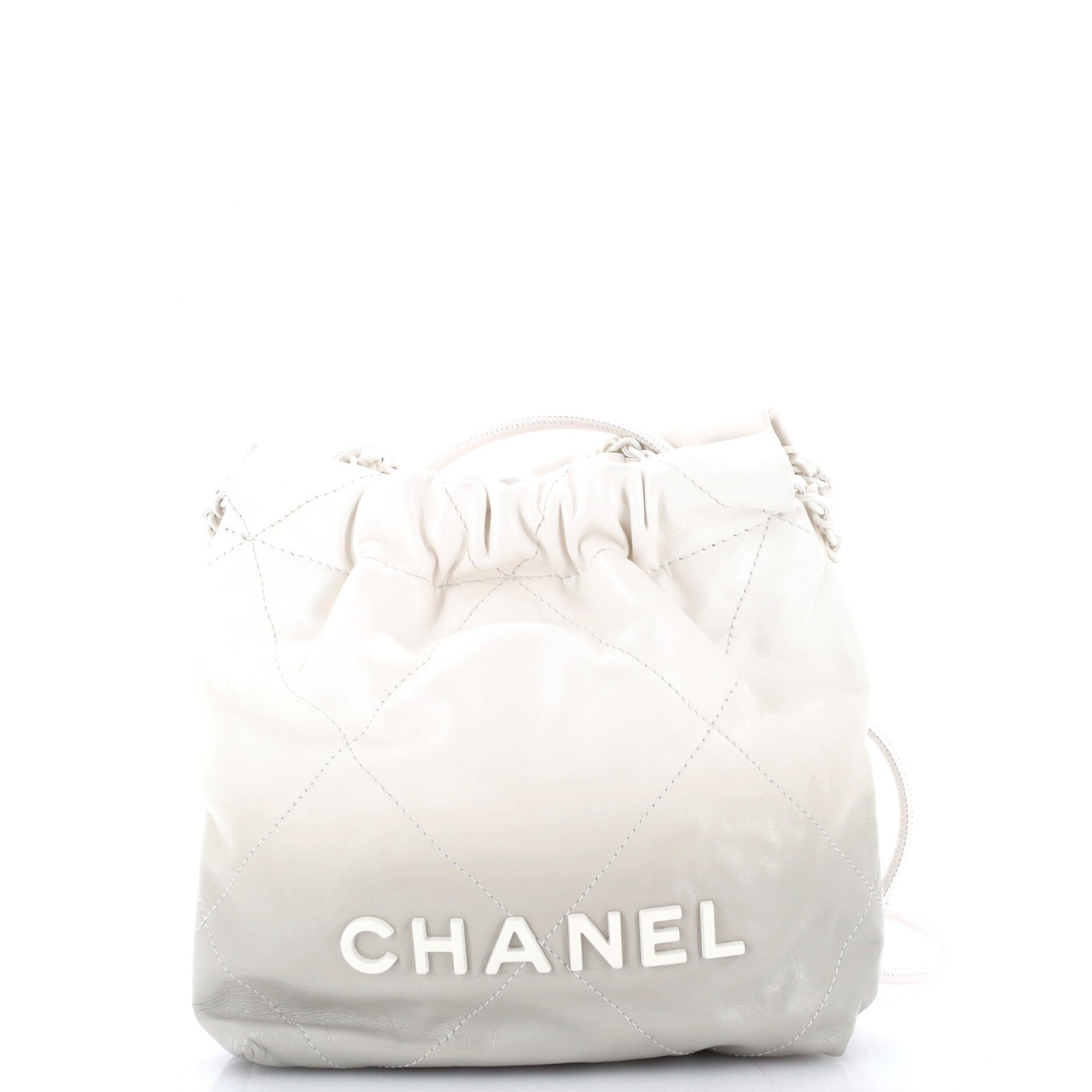 22 Chain Hobo Quilted Degrade Patent Calfskin Mini