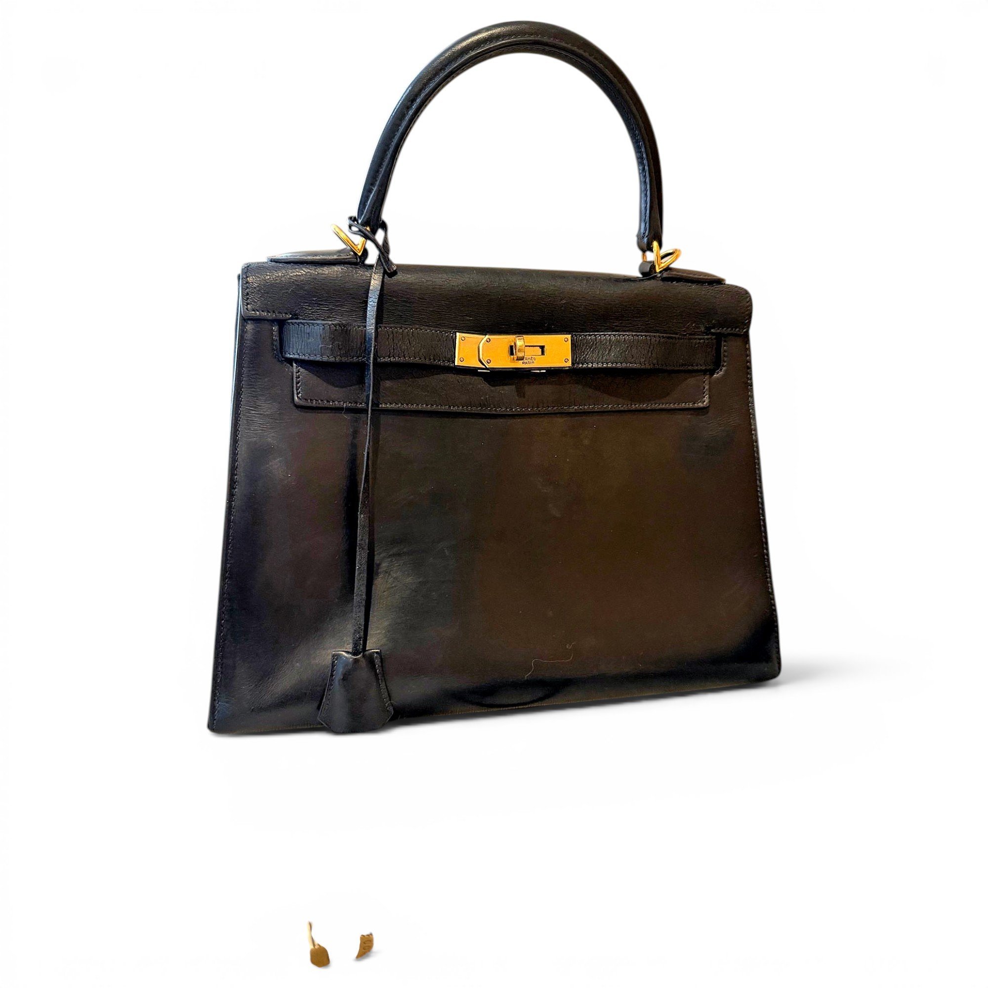 Kelly 28 leather handbag