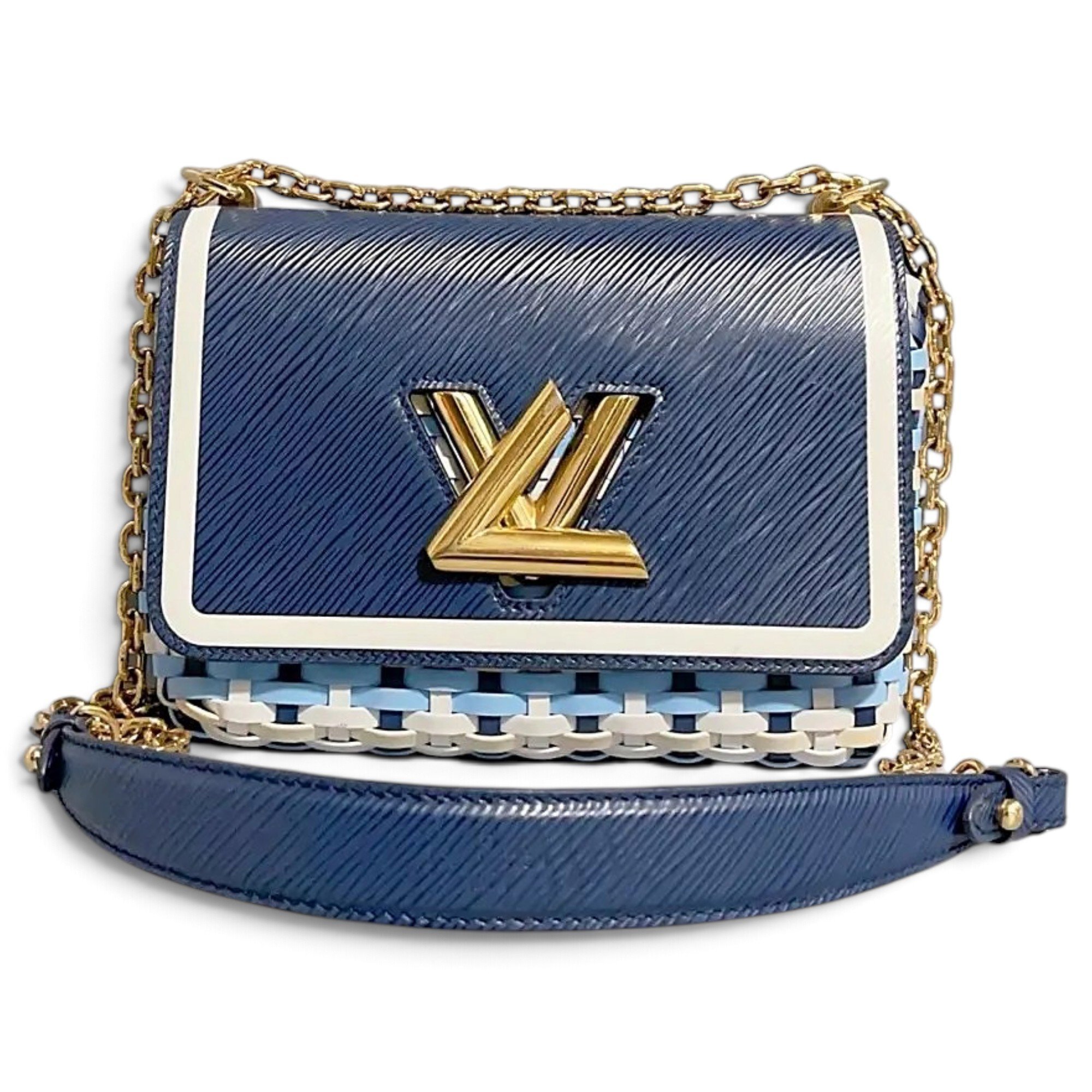 Twist leather crossbody bag