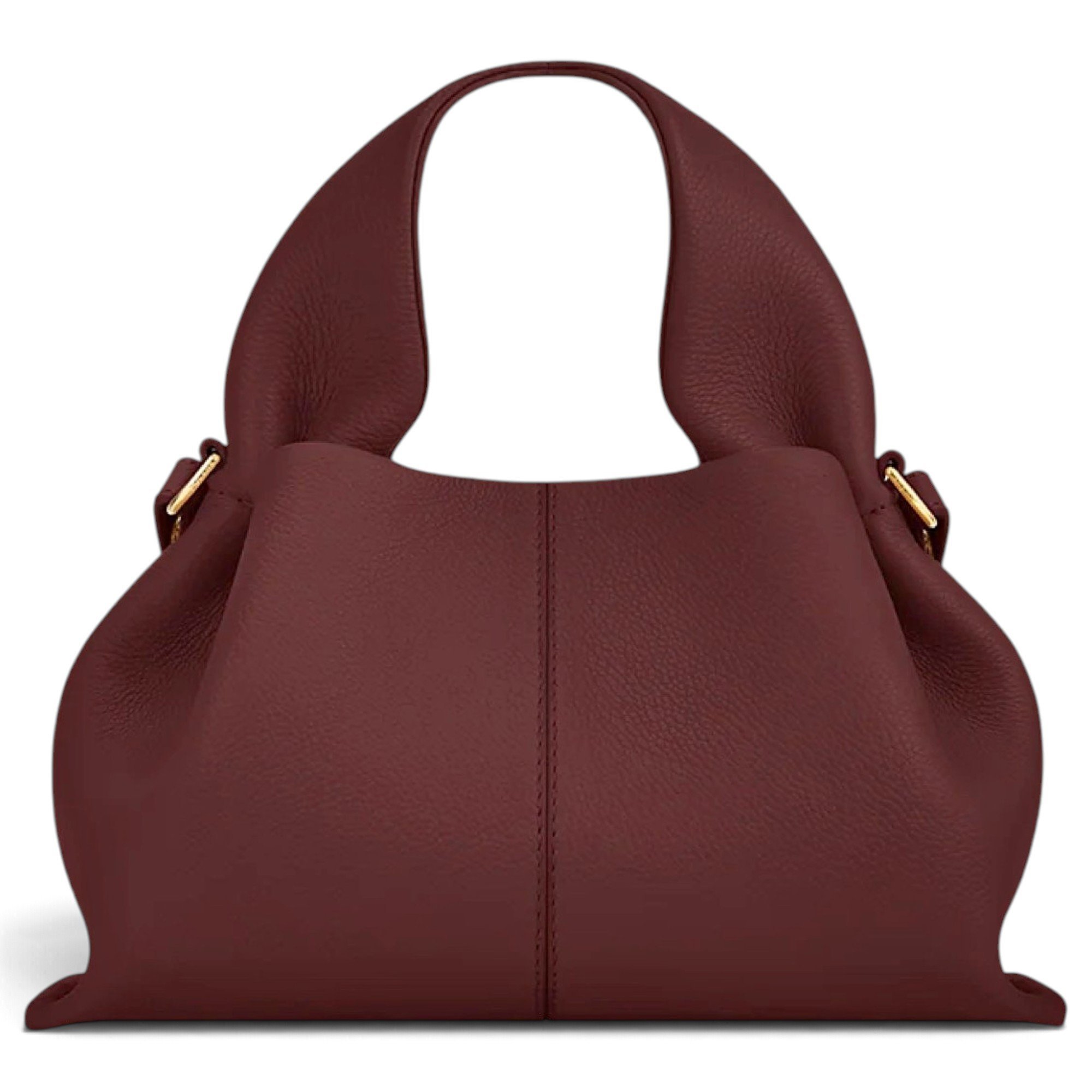 Polene Numéro Neuf leather crossbody bag