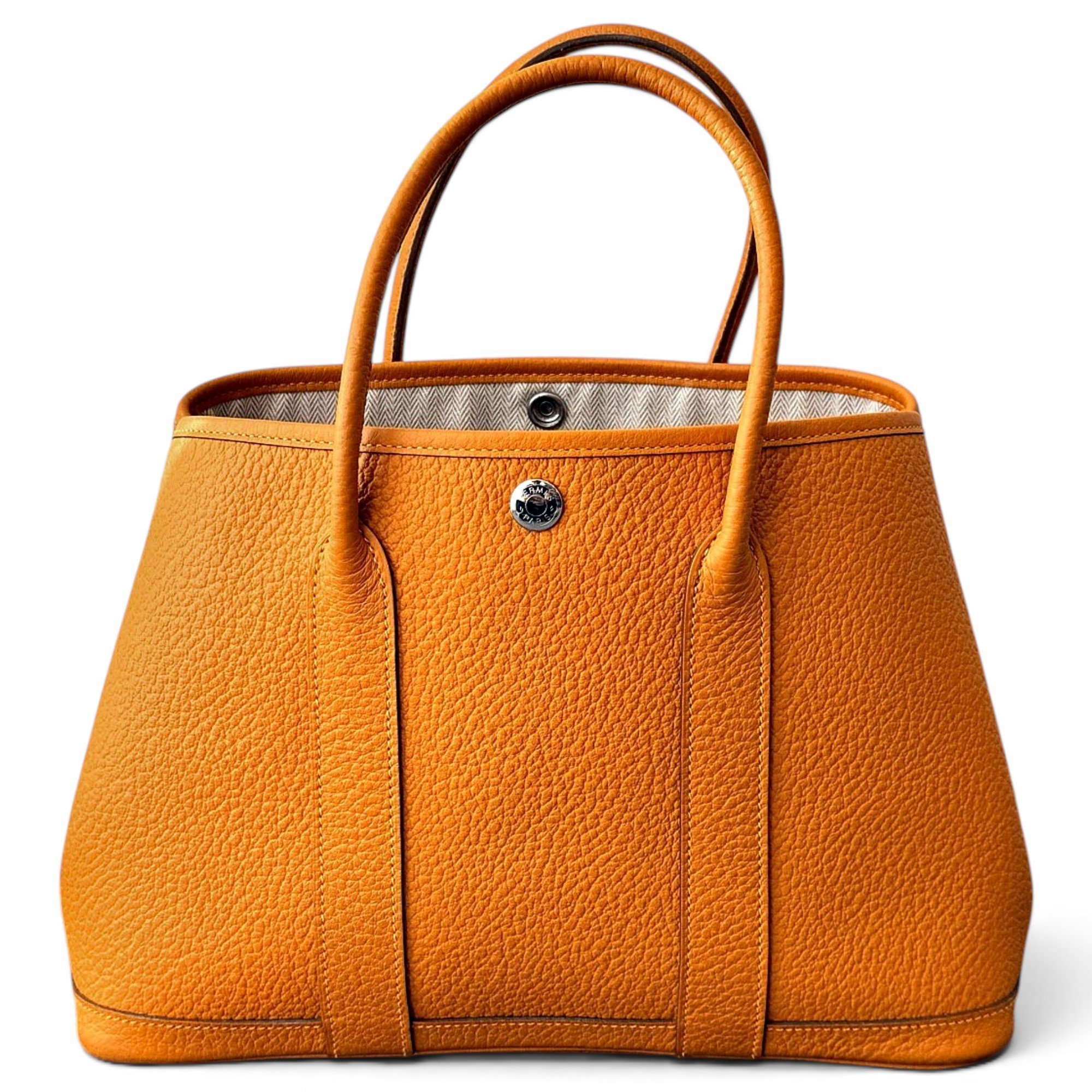 Garden Party leather handbag