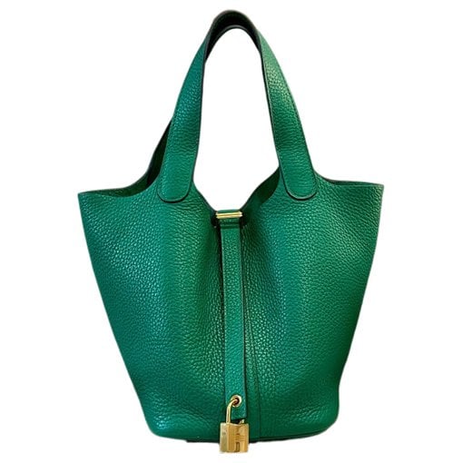 Picotin leather handbag