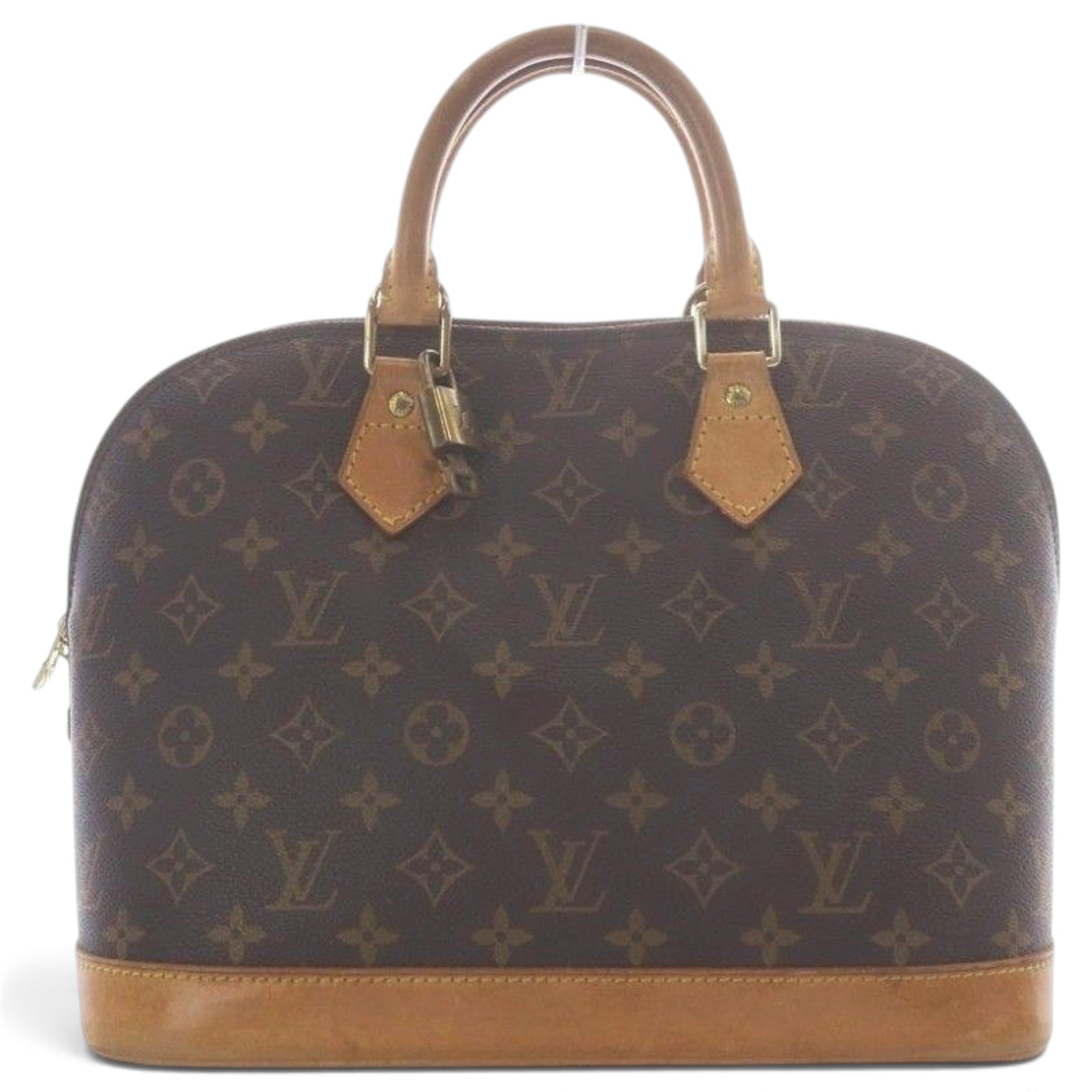 Louis Vuitton Alma leather tote