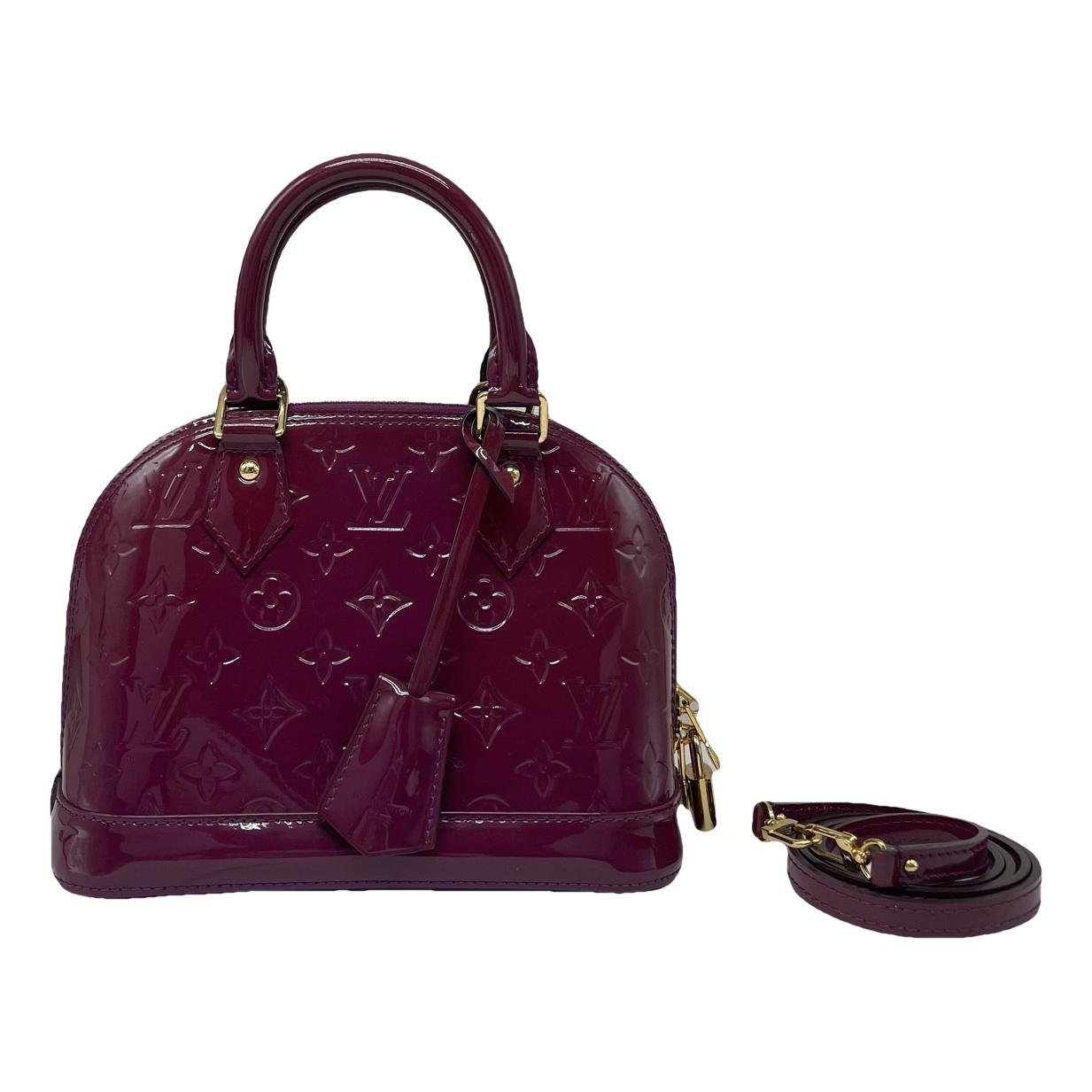 Alma BB patent leather handbag