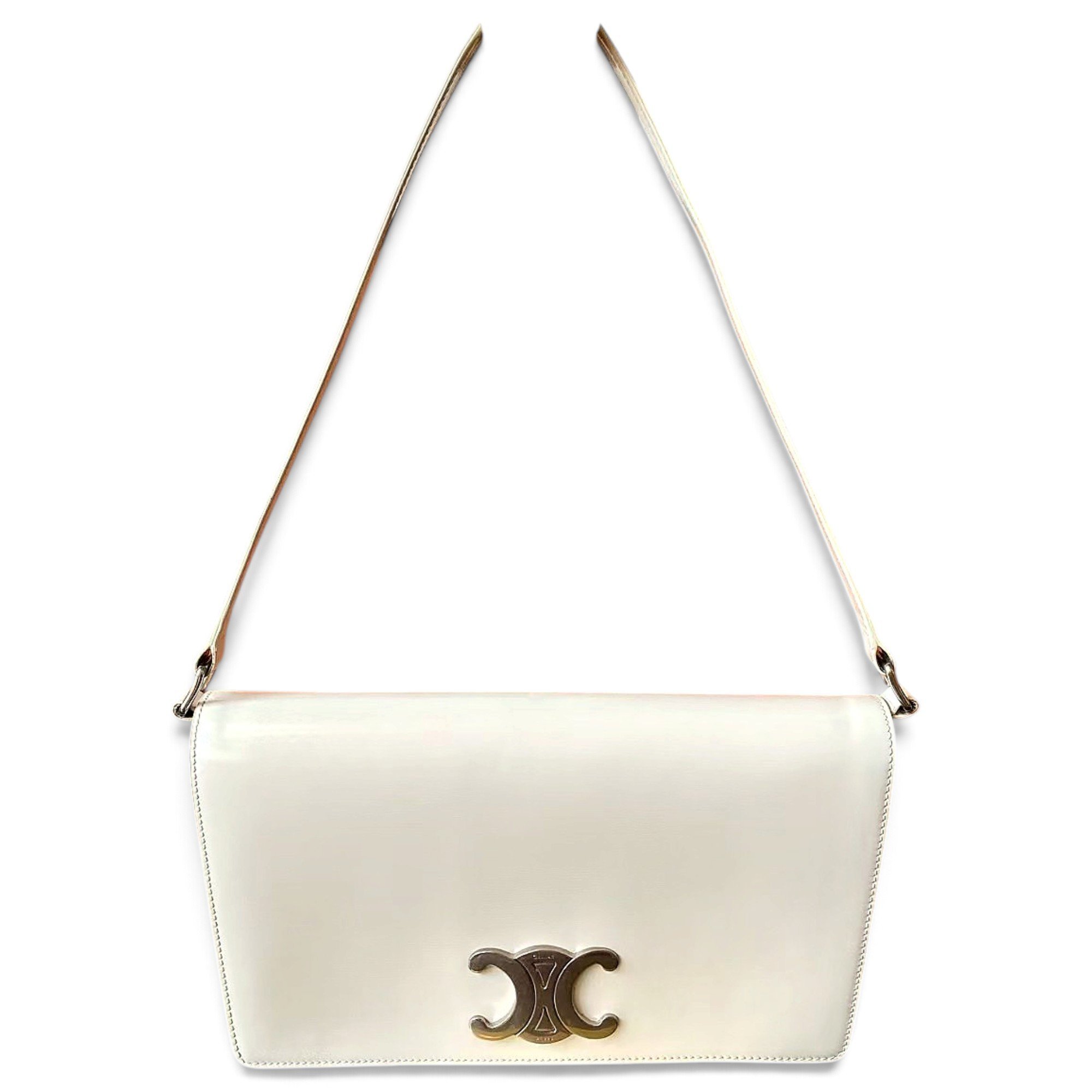 Triomphe leather handbag