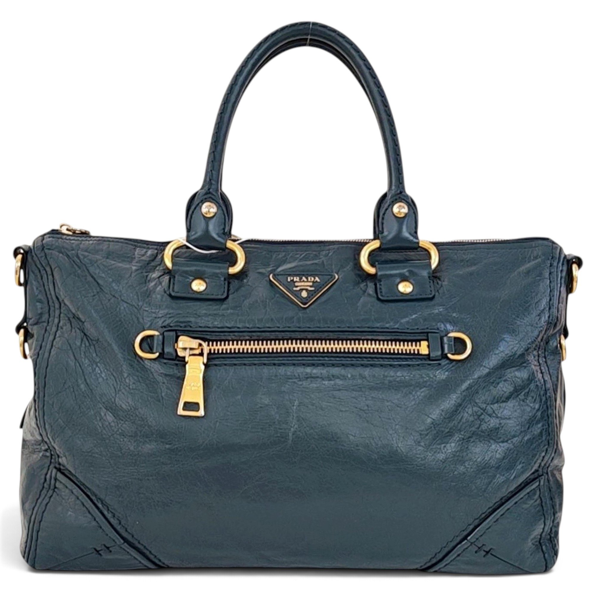 Leather handbag