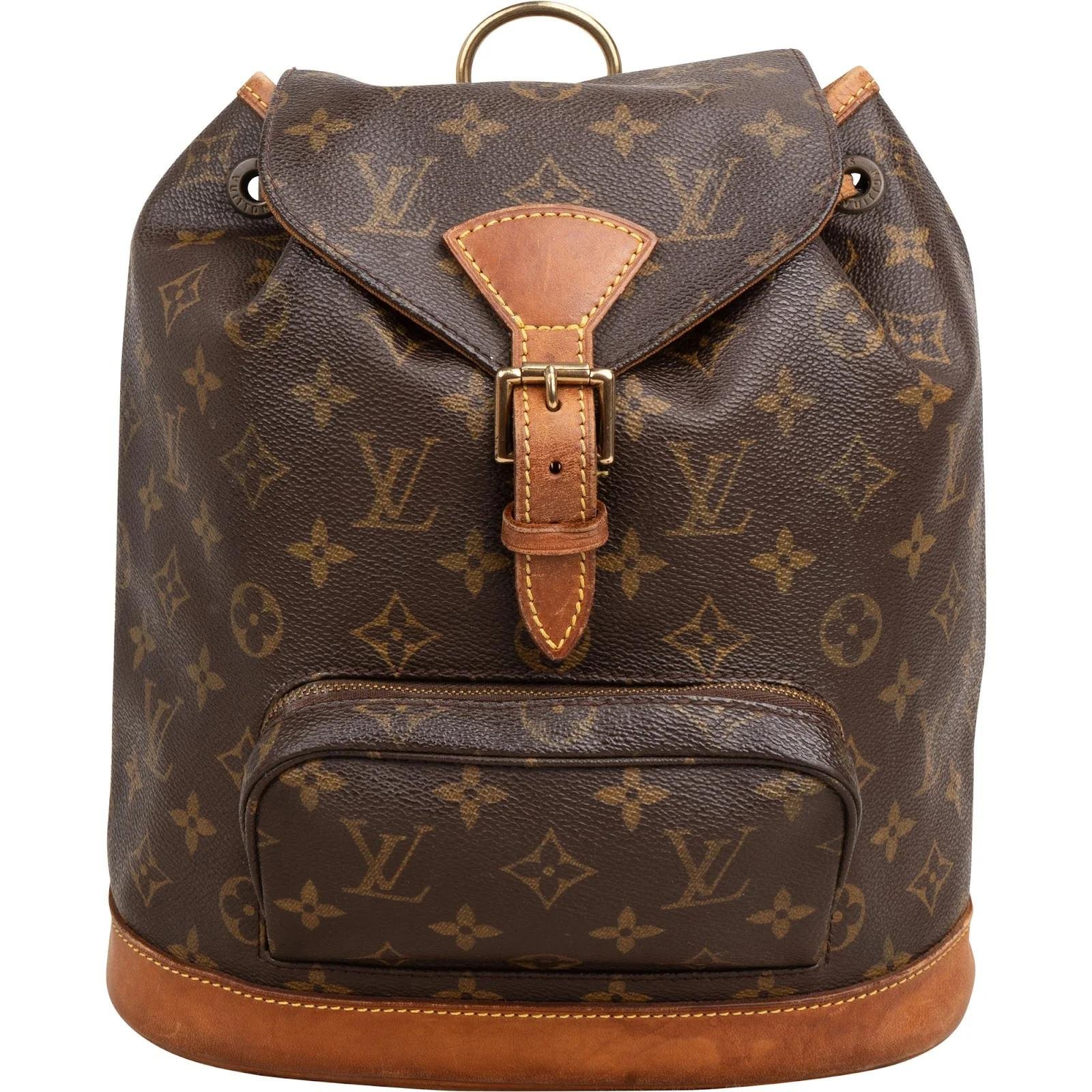 Montsouris leather backpack
