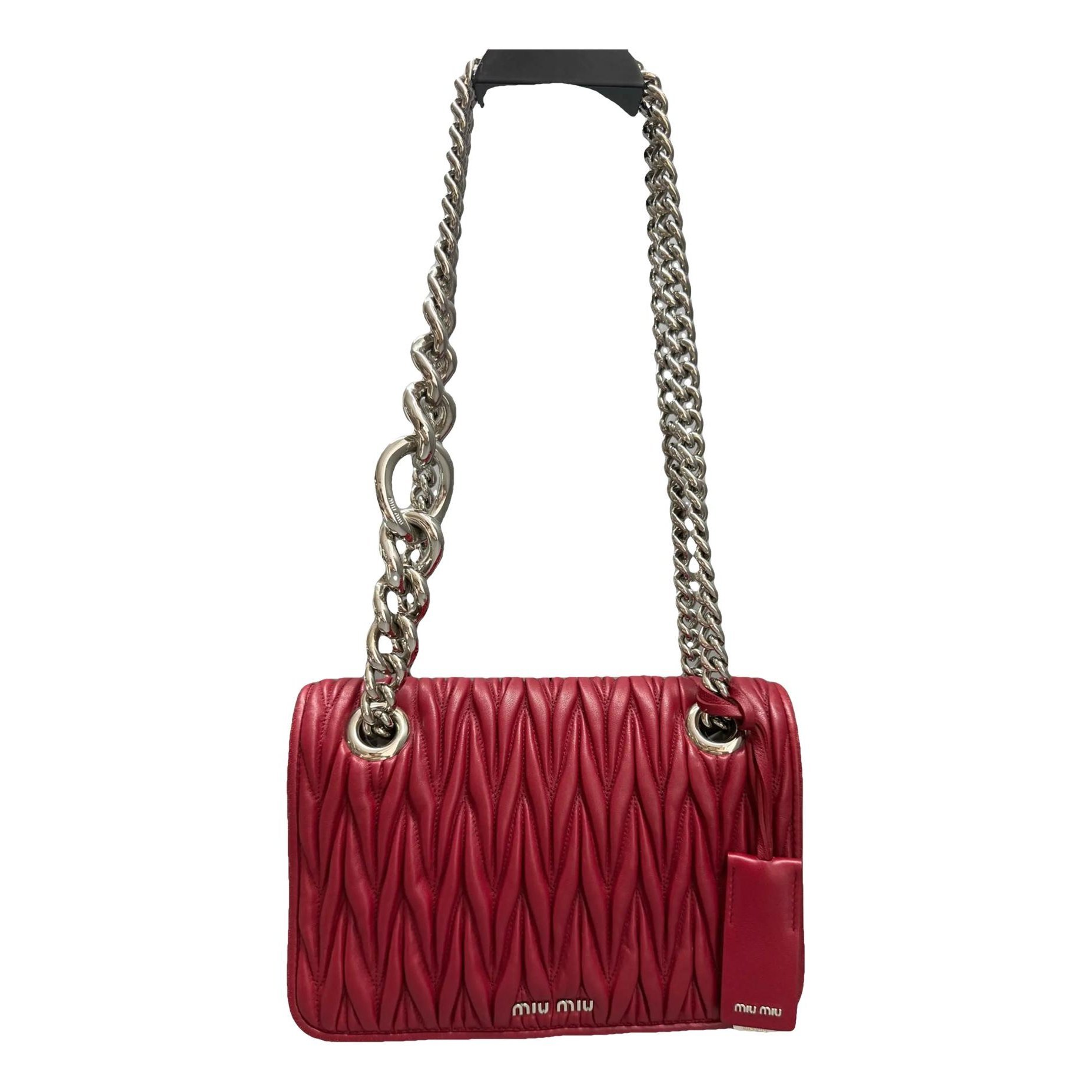 Miu Club leather handbag