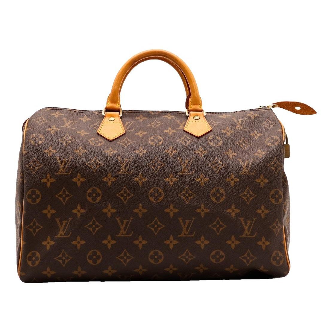 Speedy leather handbag
