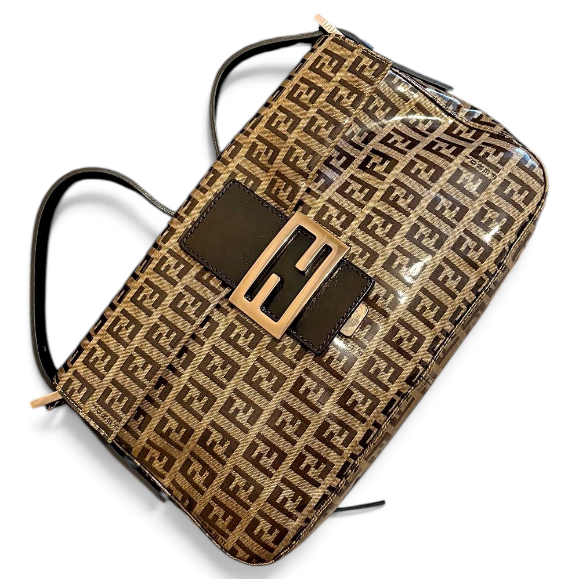 Baguette leather handbag