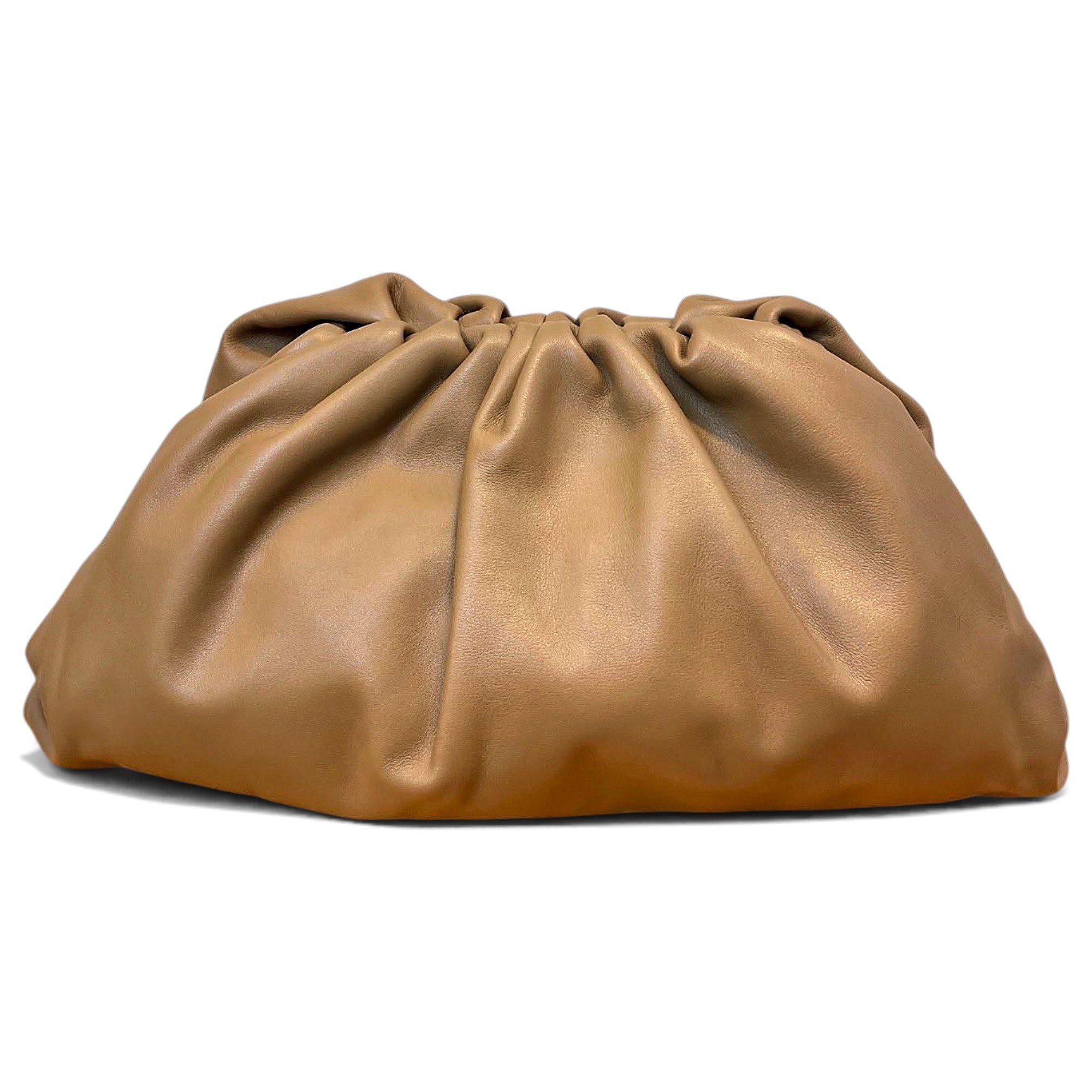 Pouch leather handbag