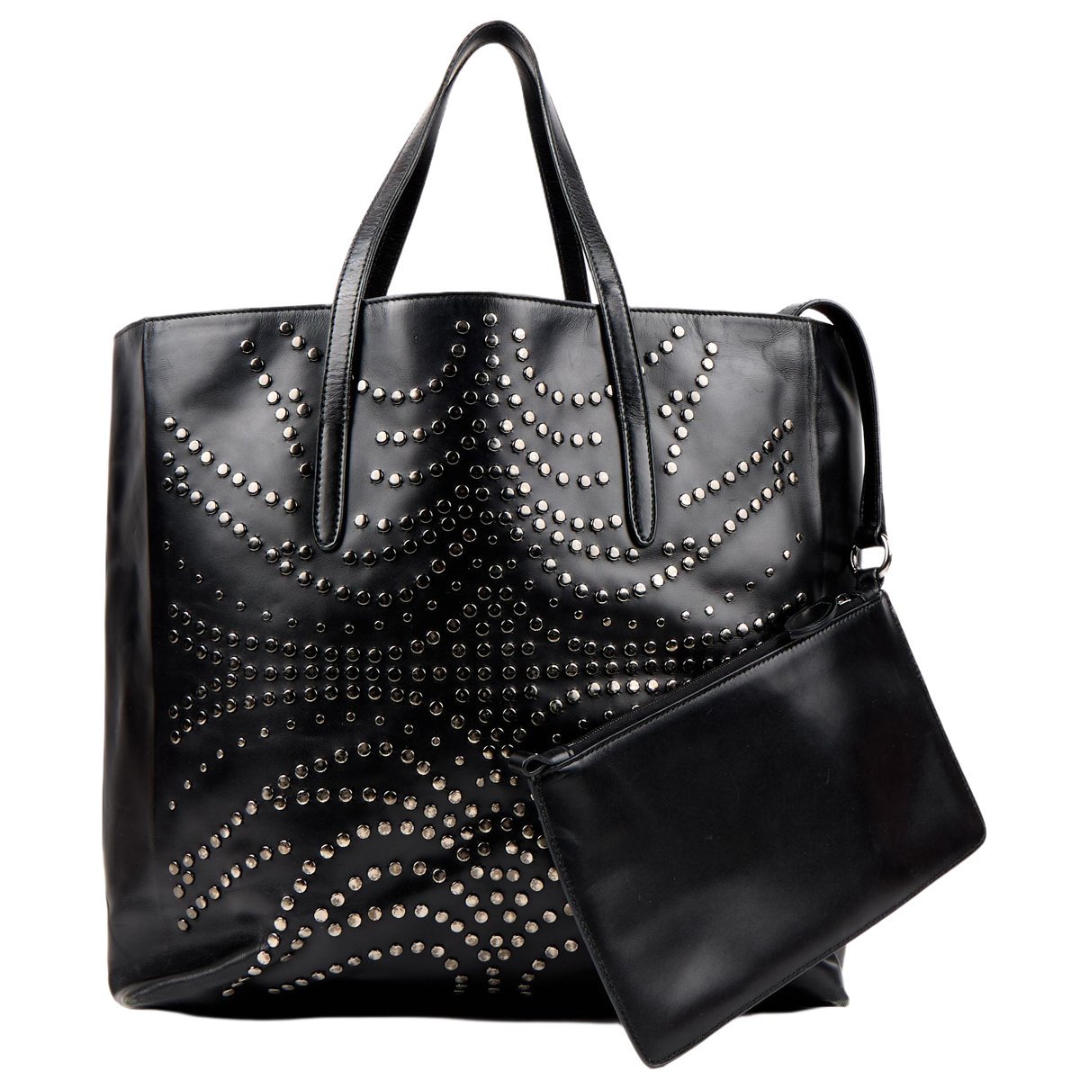 Leather tote