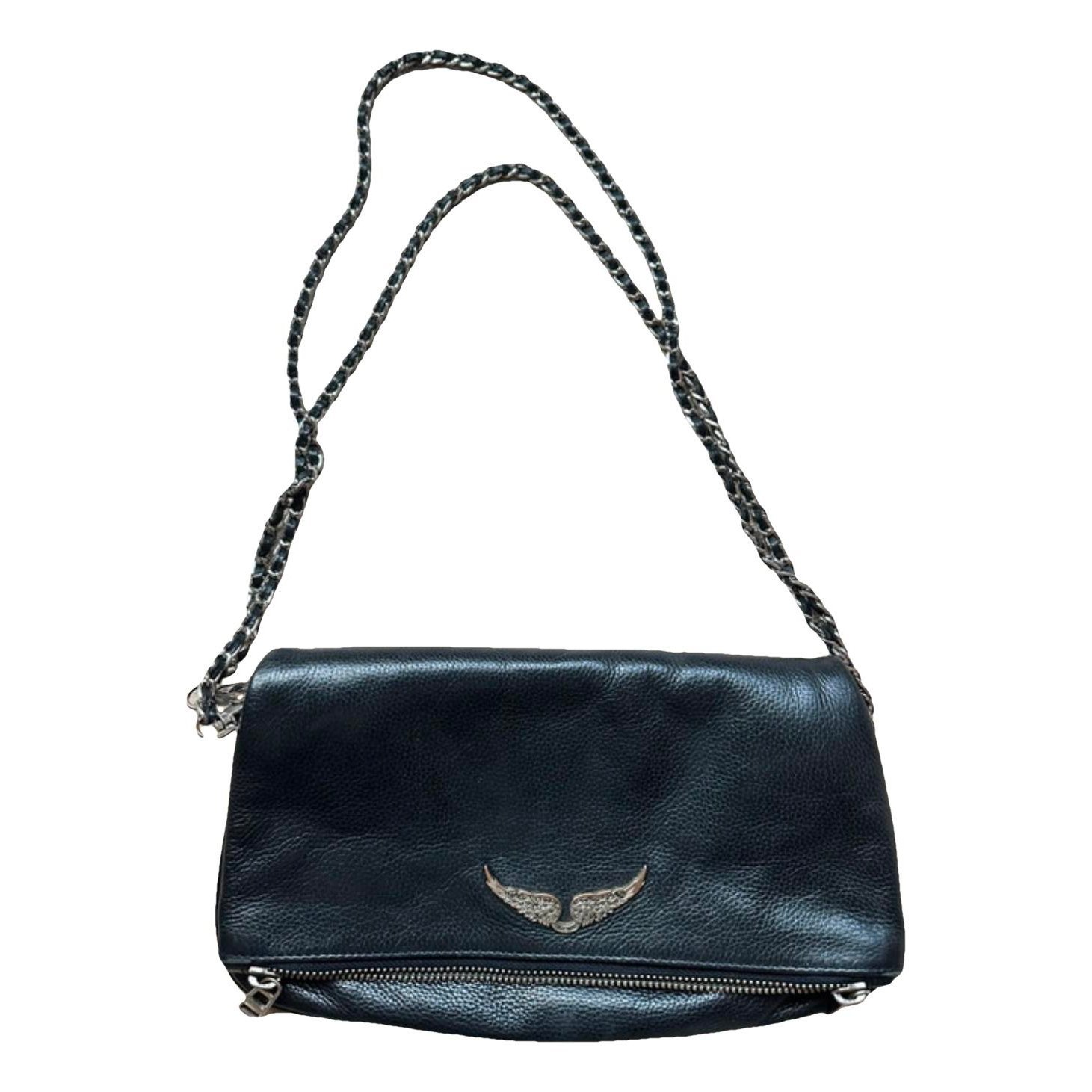 Rock leather crossbody bag