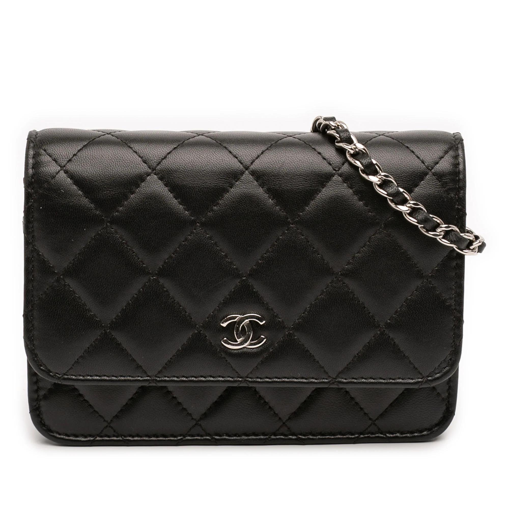 Wallet On Chain Timeless/Classique pony-style calfskin handbag