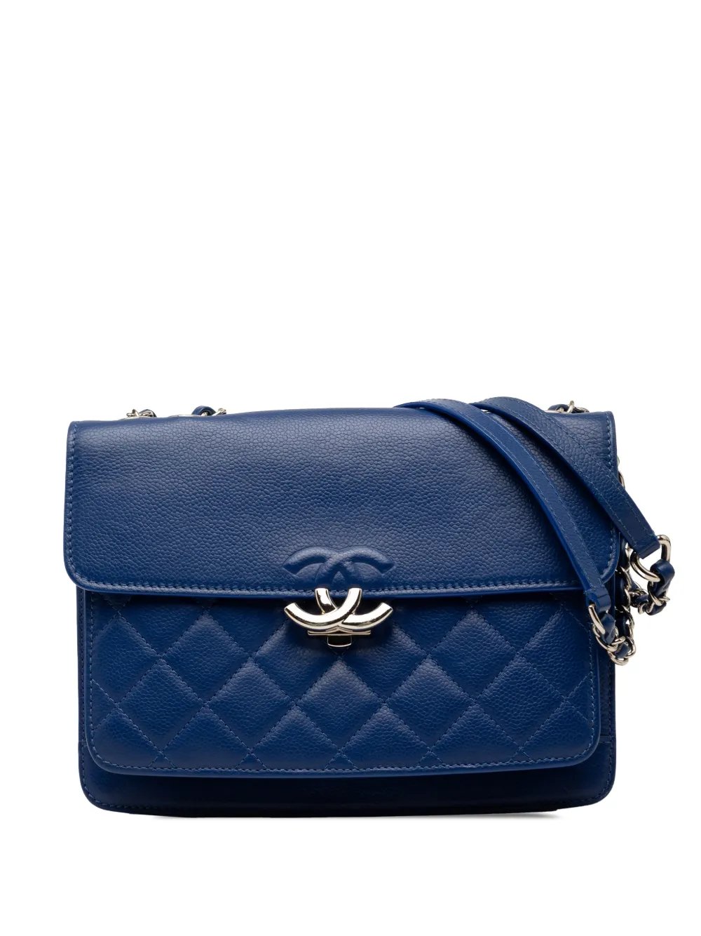 2017-2018 Small CC Caviar Box Urban Companion Flap shoulder bag