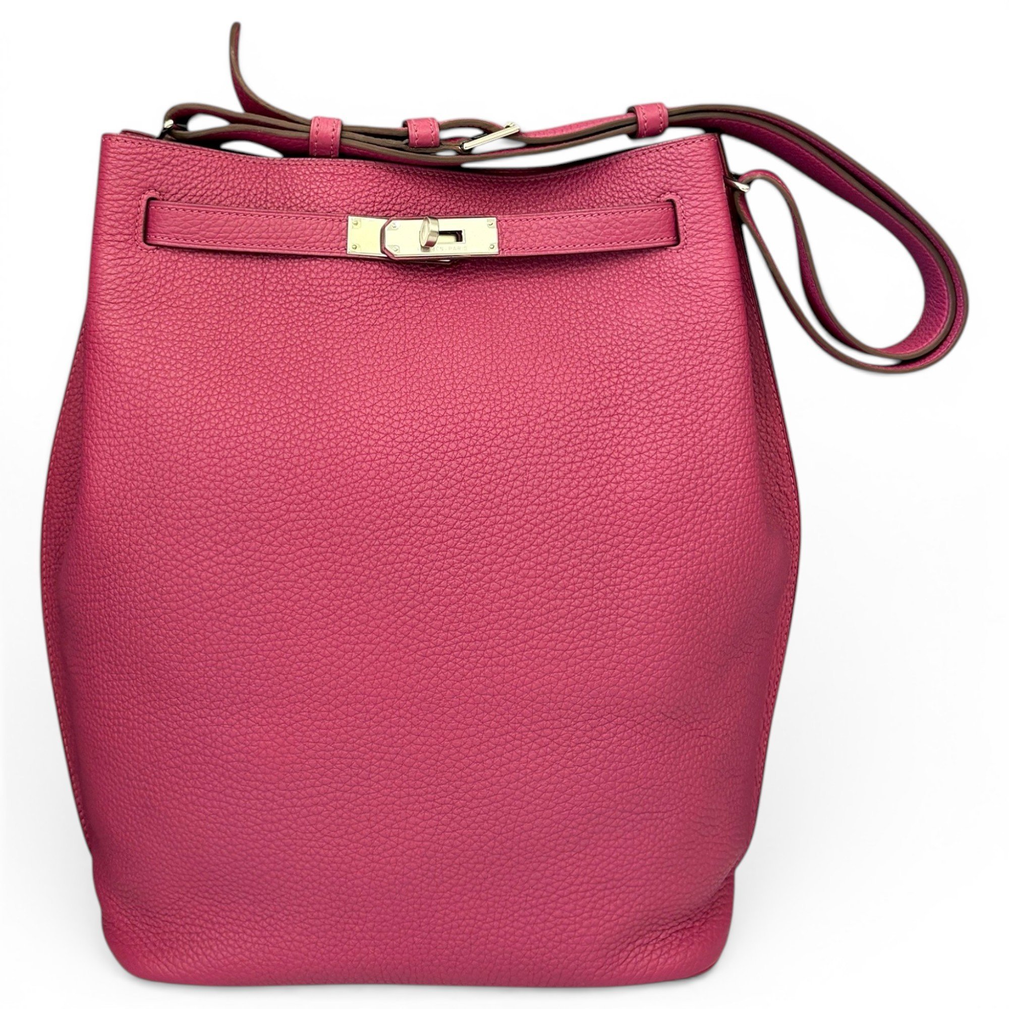 So Kelly pony-style calfskin handbag