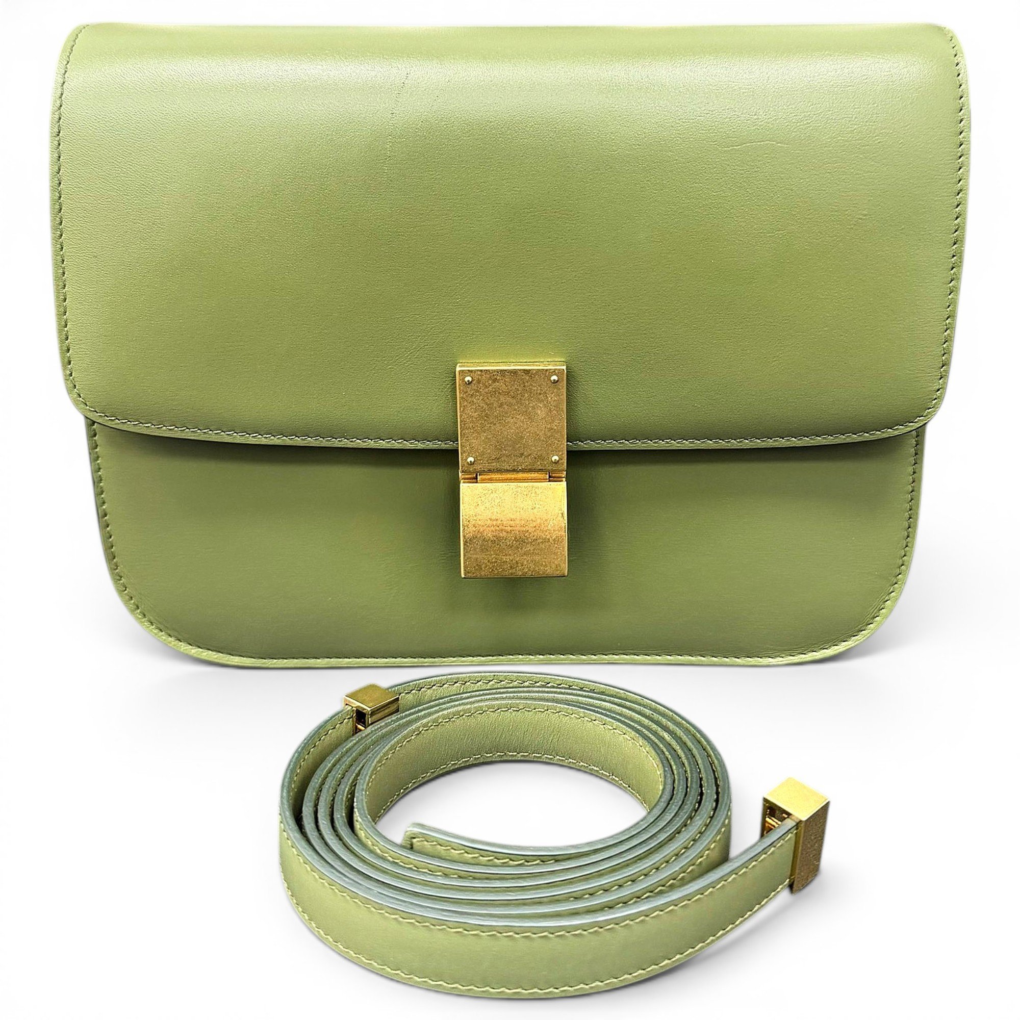 Classic leather handbag