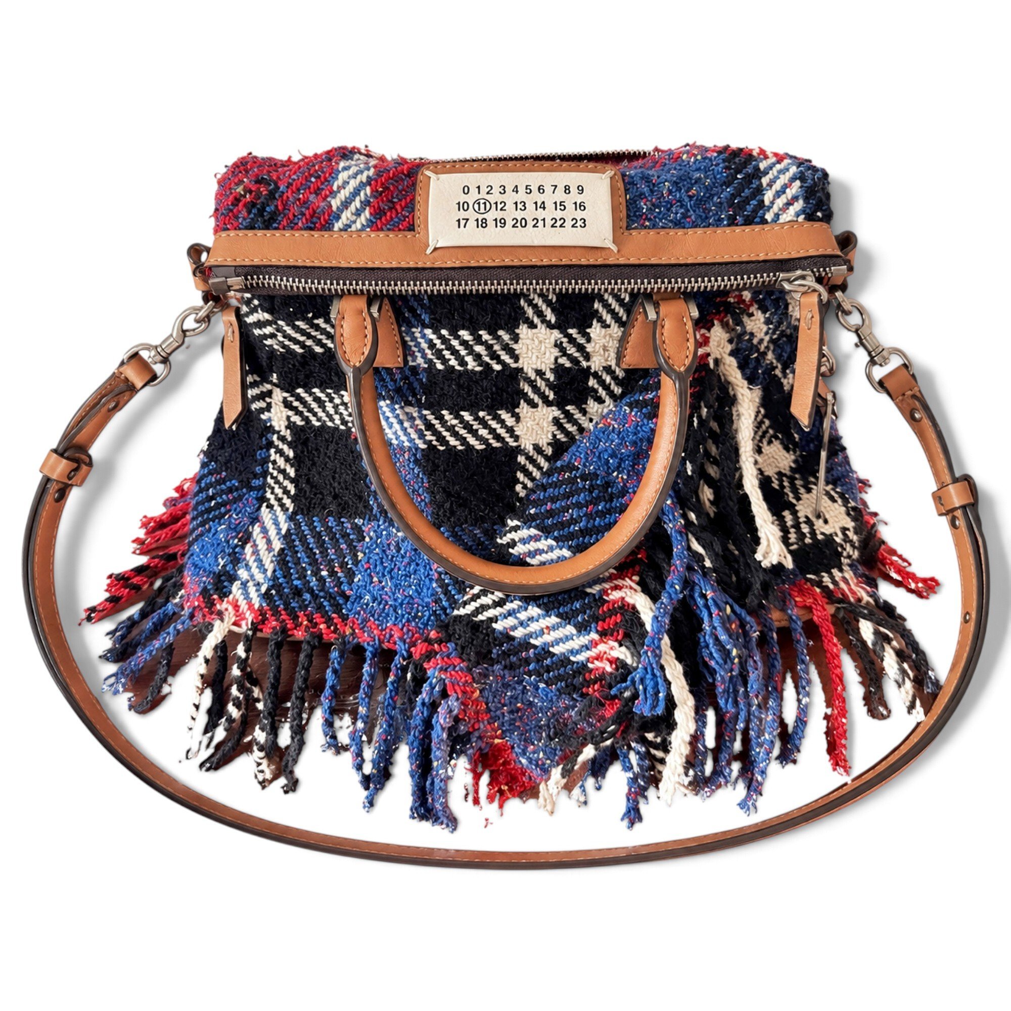 Maison Martin Margiela 5AC tweed handbag