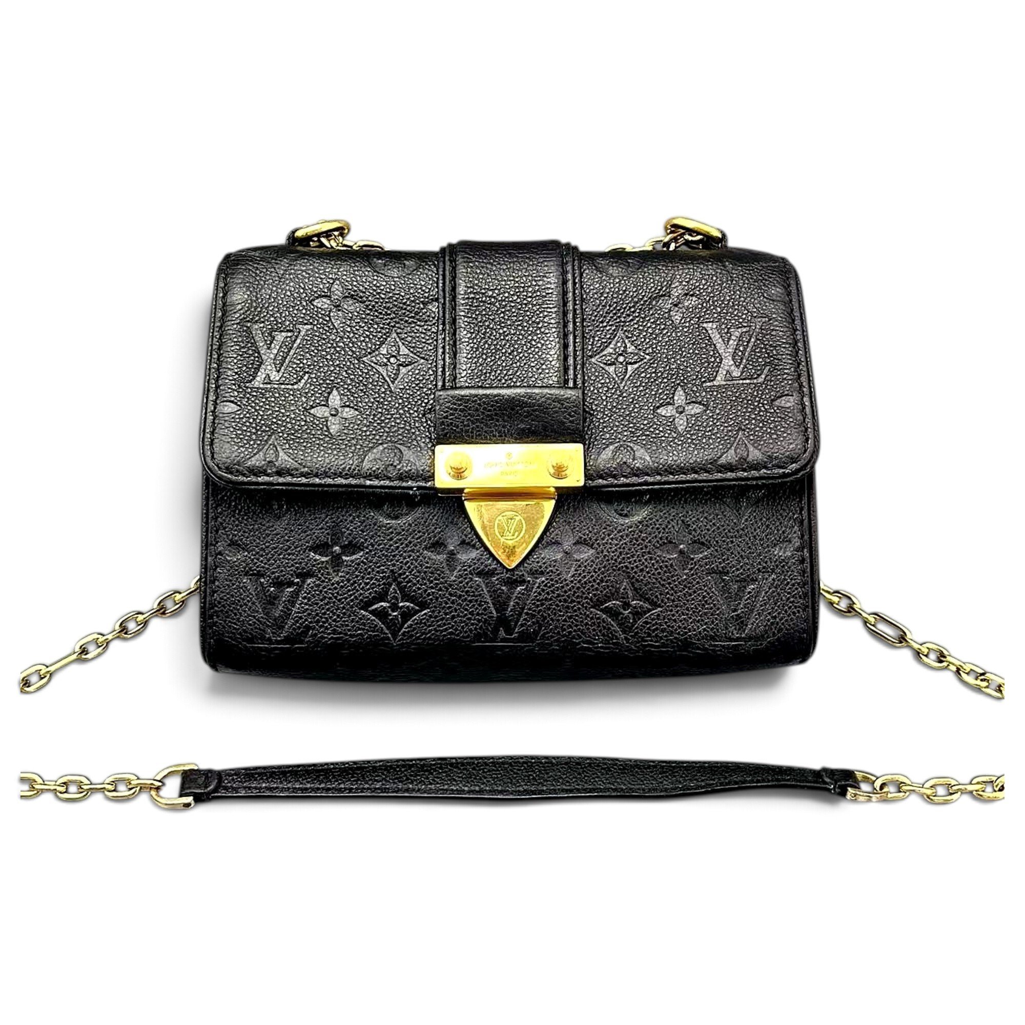 Saint Sulpice leather crossbody bag
