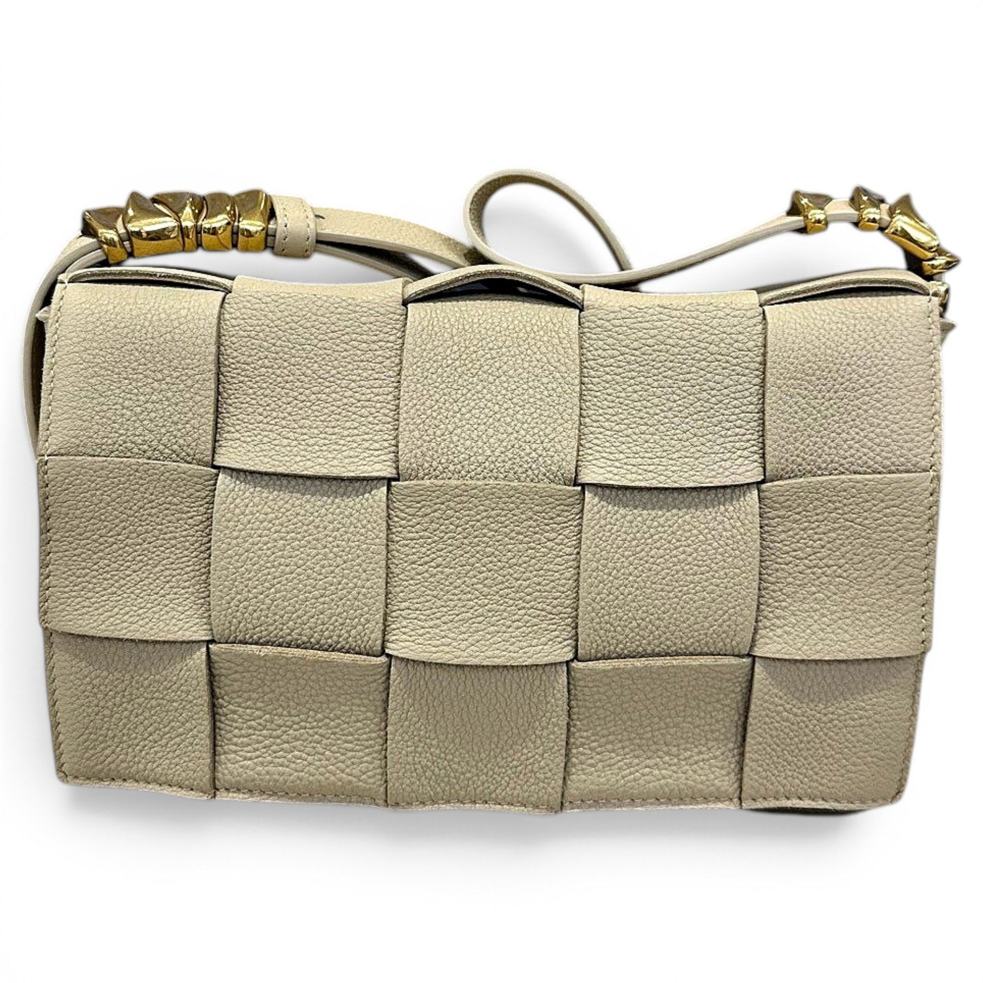 Cassette leather crossbody bag
