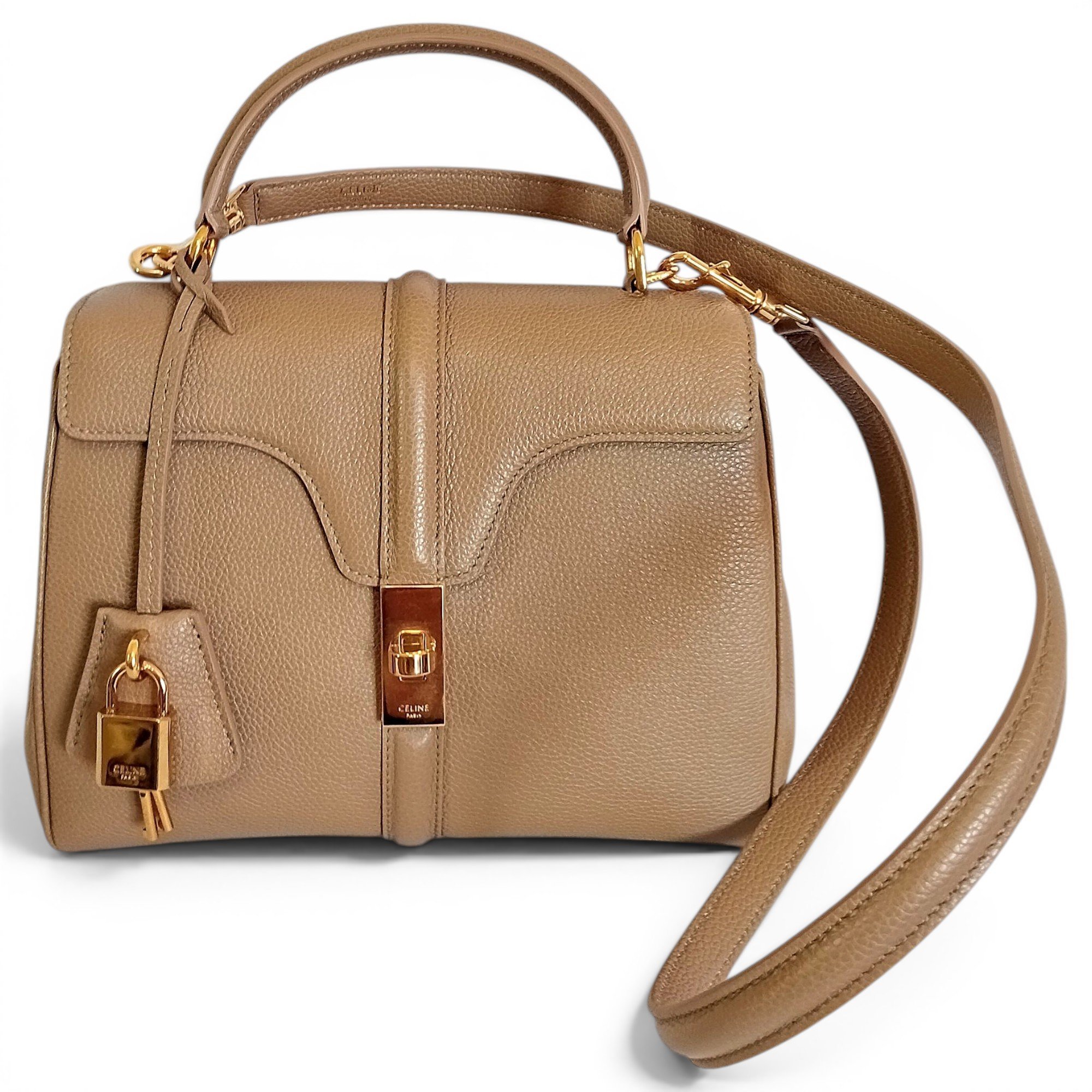 Sac 16 leather handbag