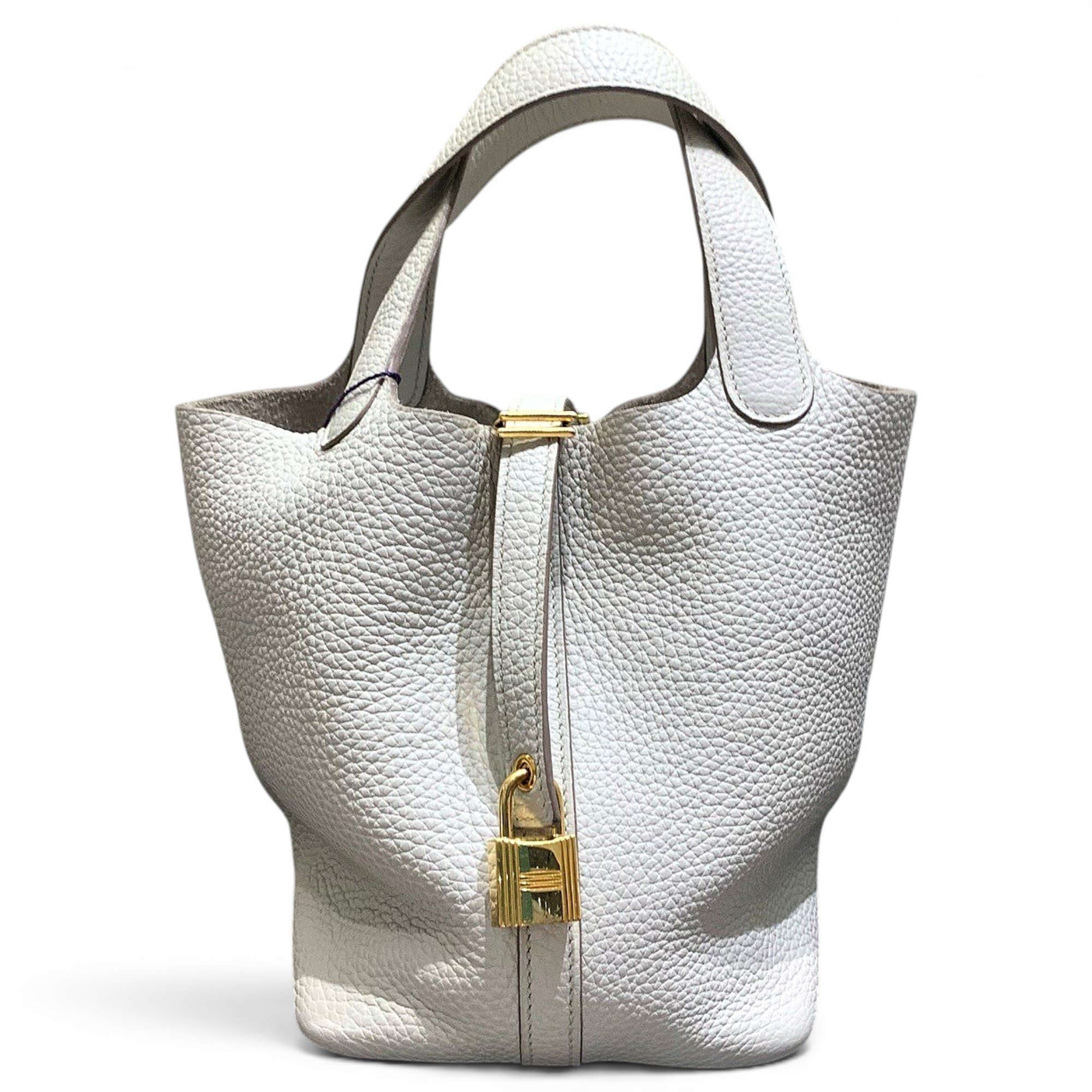 Picotin leather handbag
