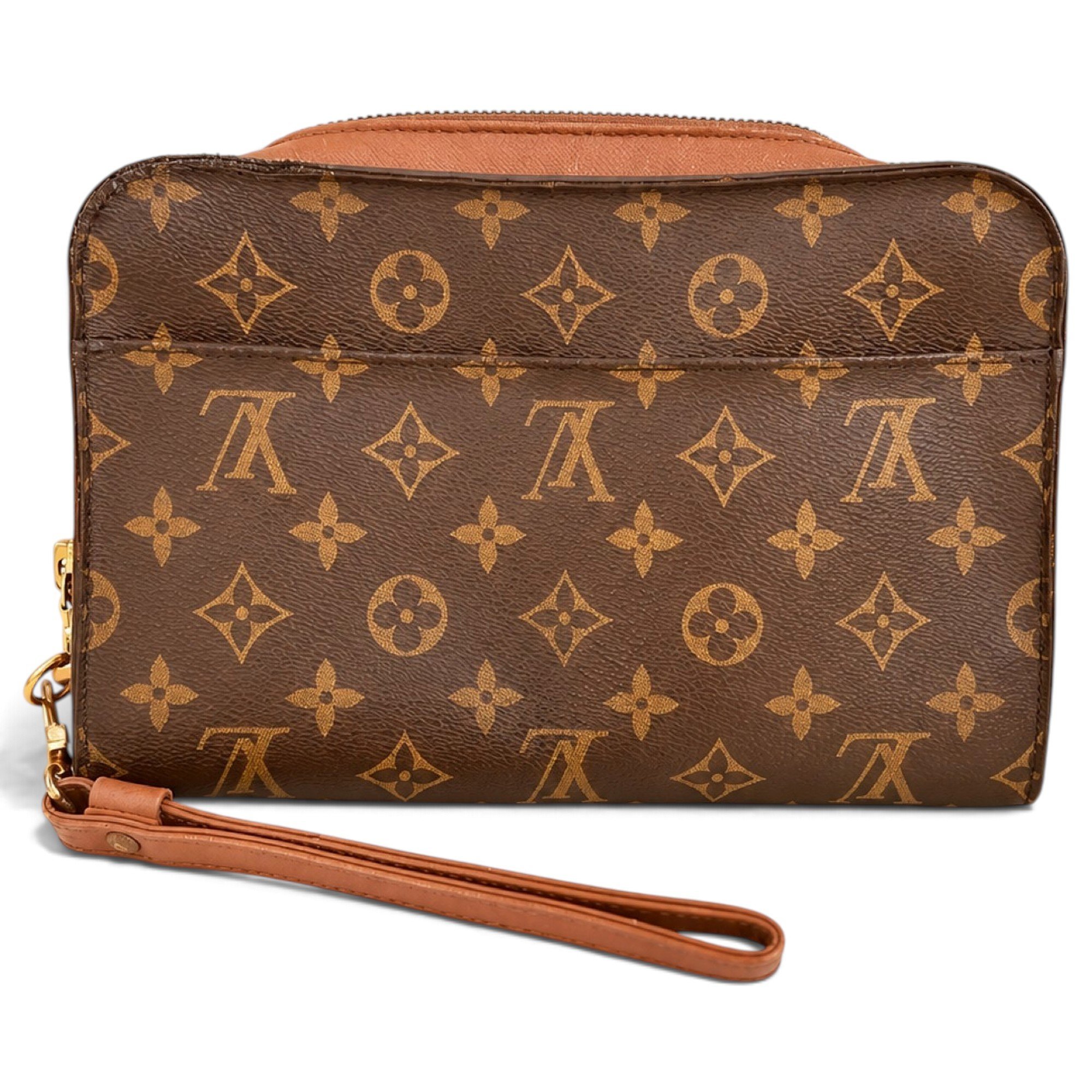 Orsay leather clutch bag
