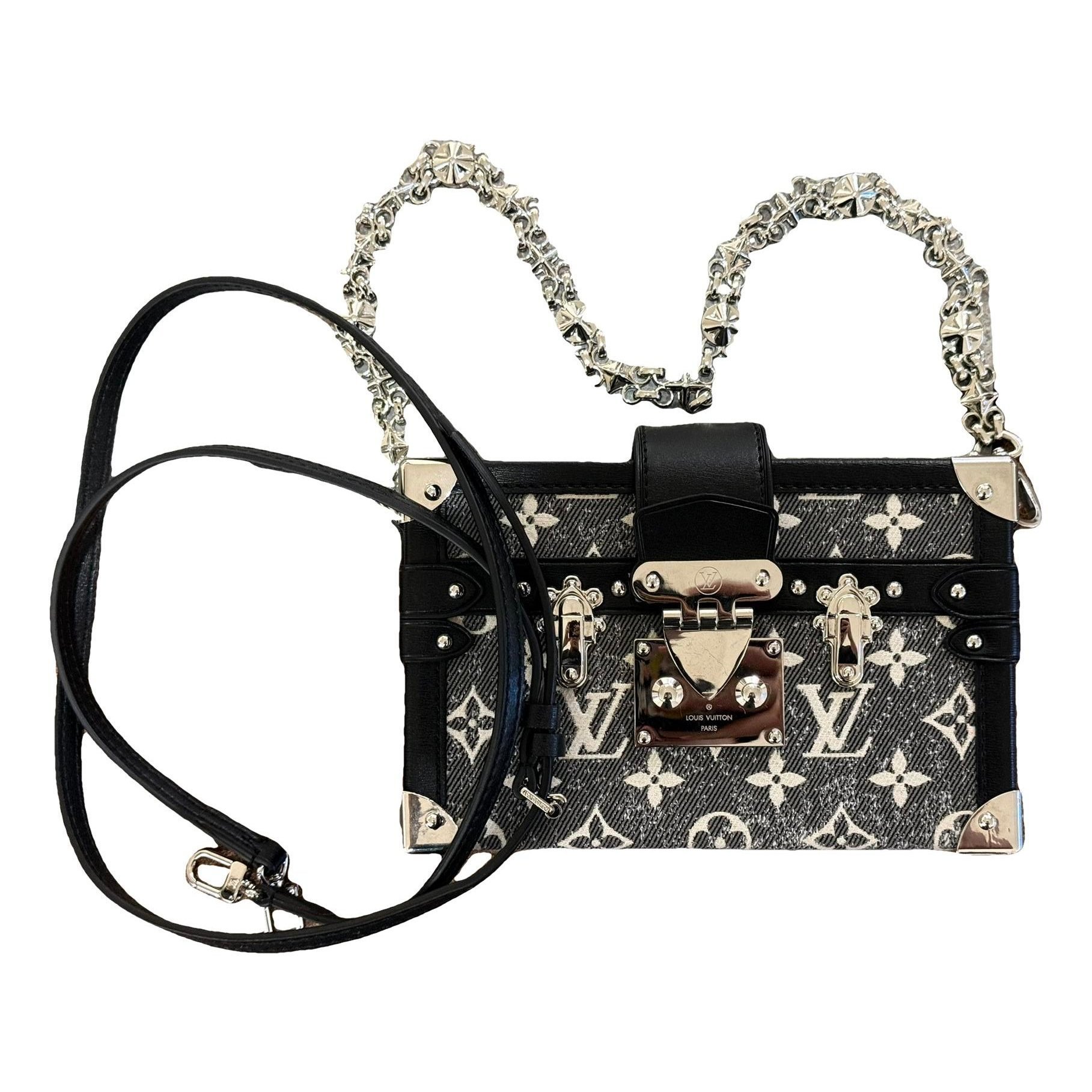 Petite Malle pony-style calfskin crossbody bag