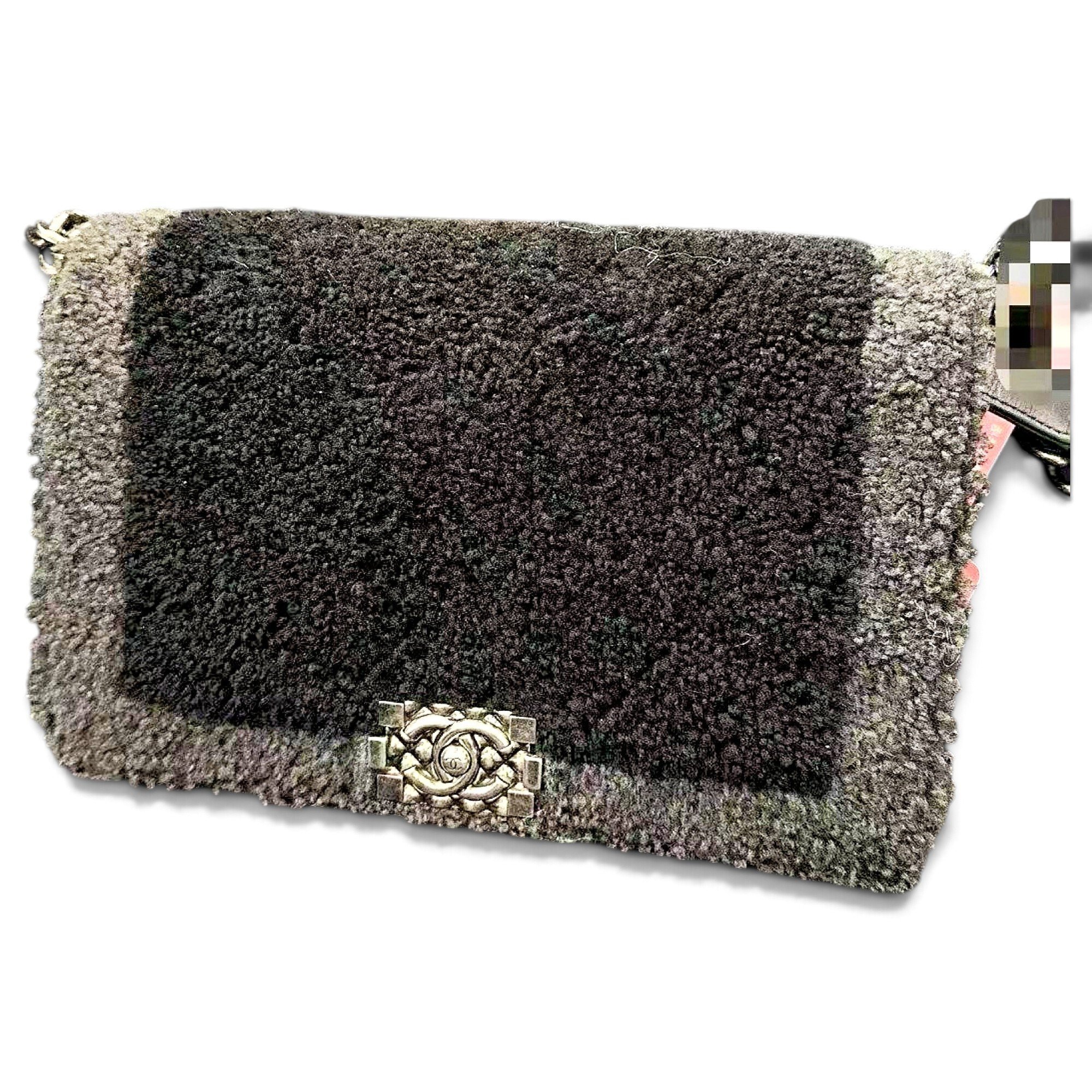 Boy faux fur handbag