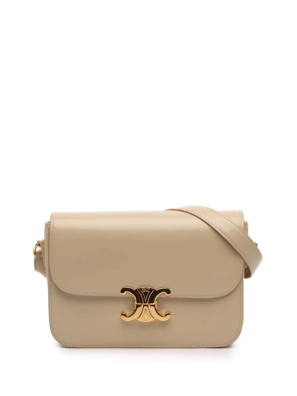 2024 Classique Shiny Calfskin Triomphe crossbody bag