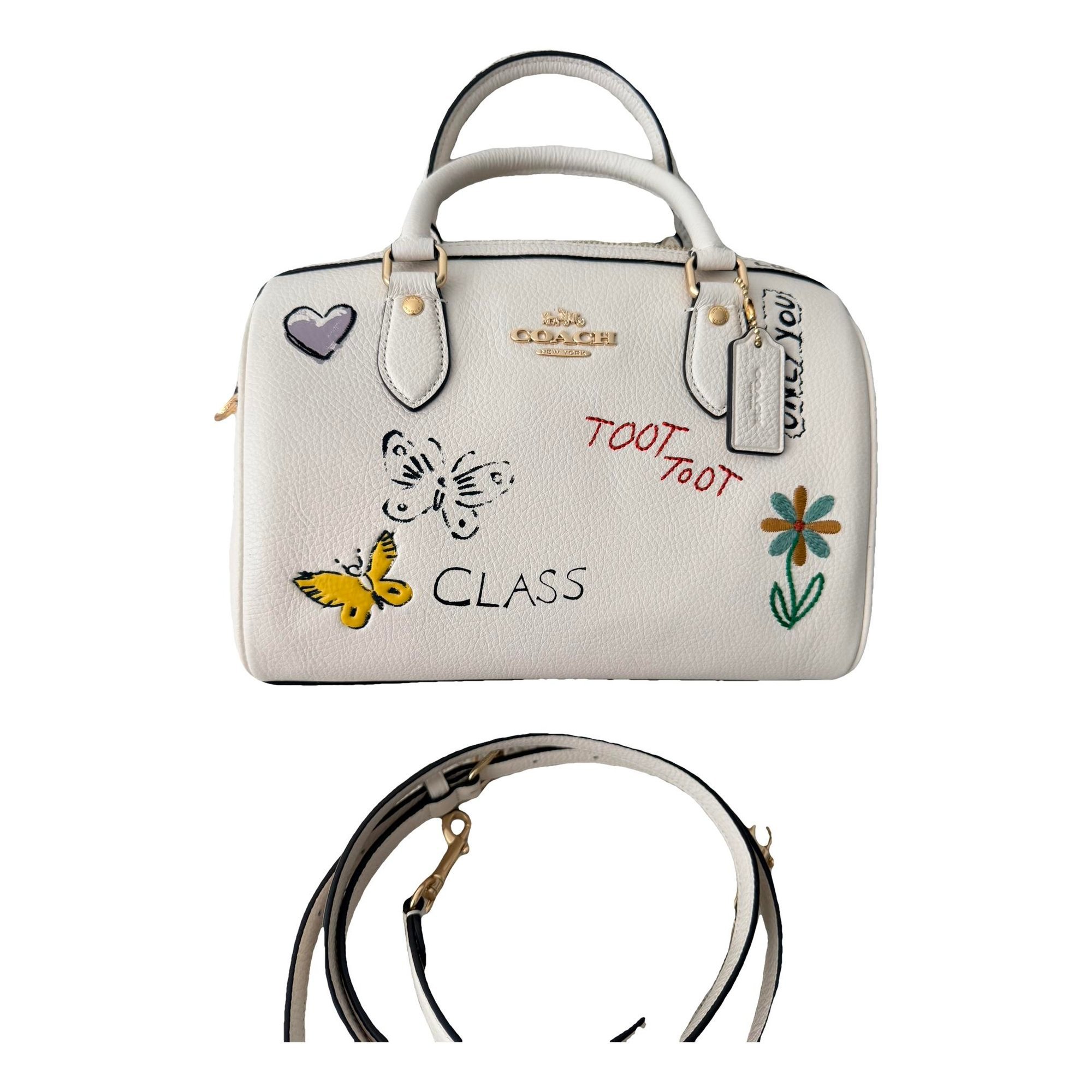 Leather crossbody bag