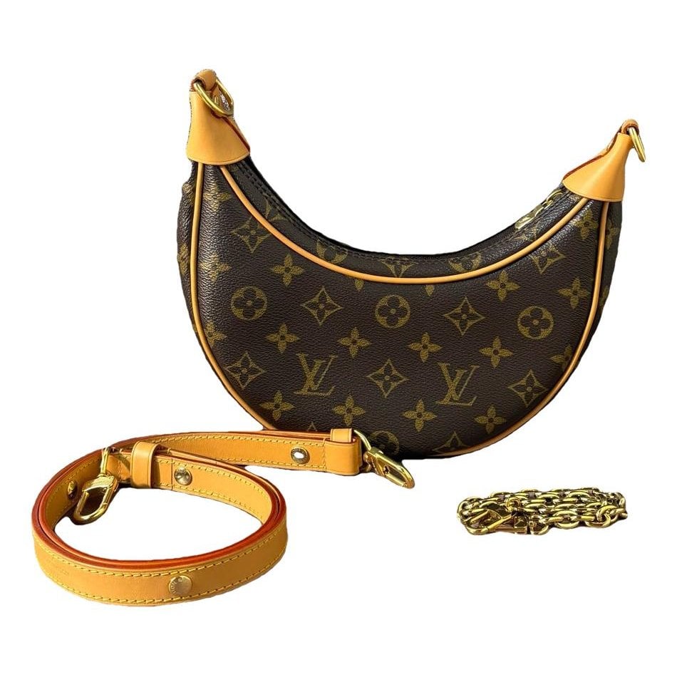 Loop leather handbag