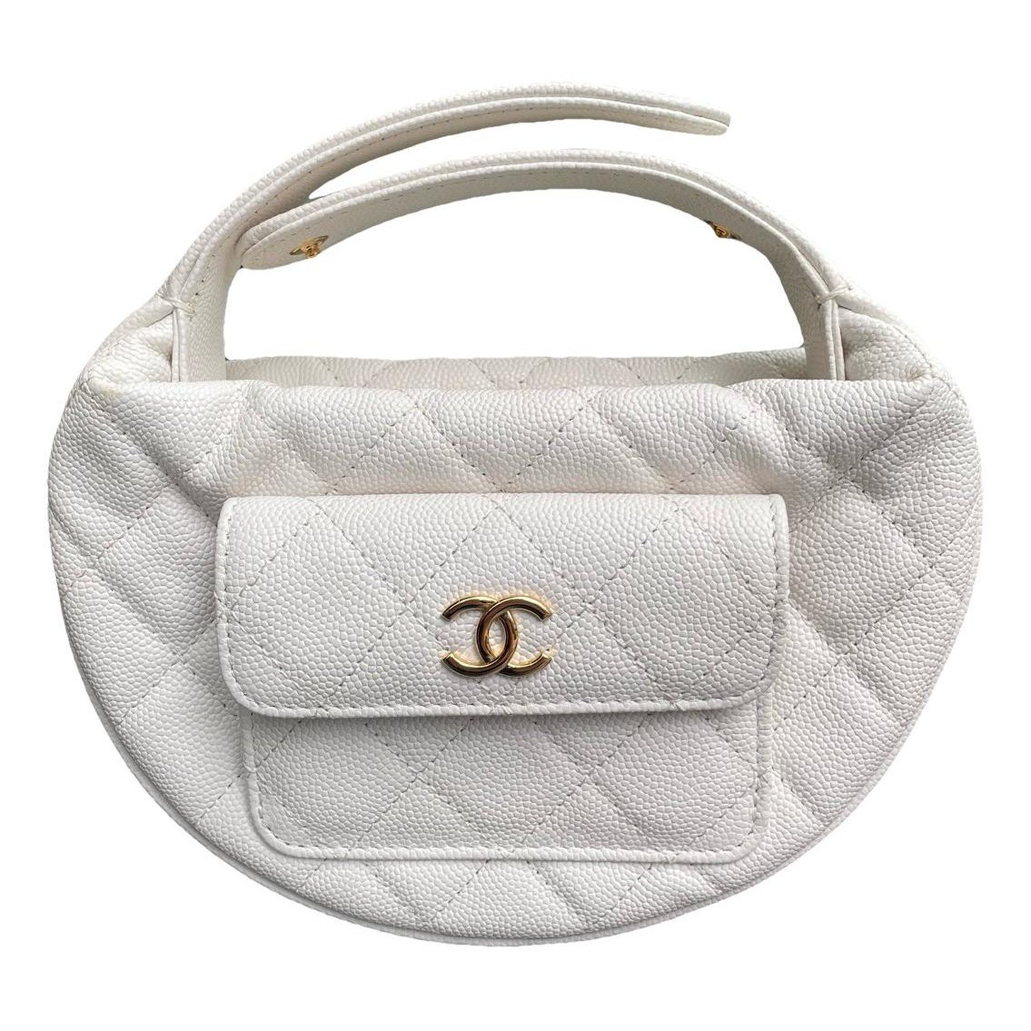 Hula Hoop leather handbag