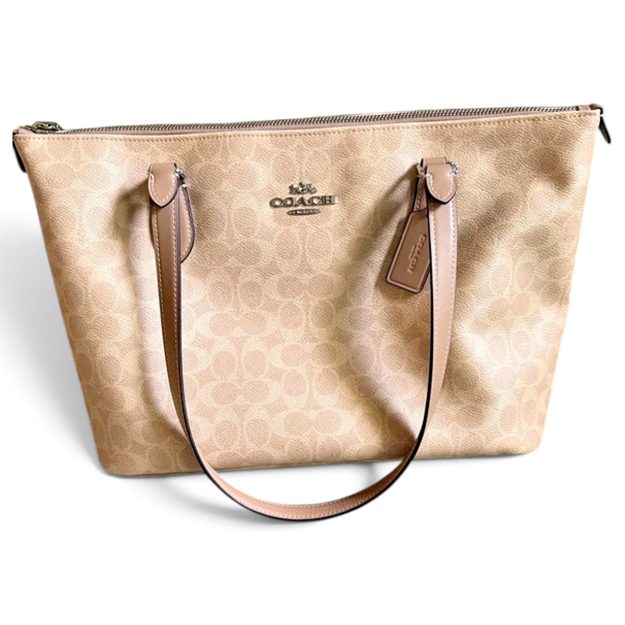 Leather tote