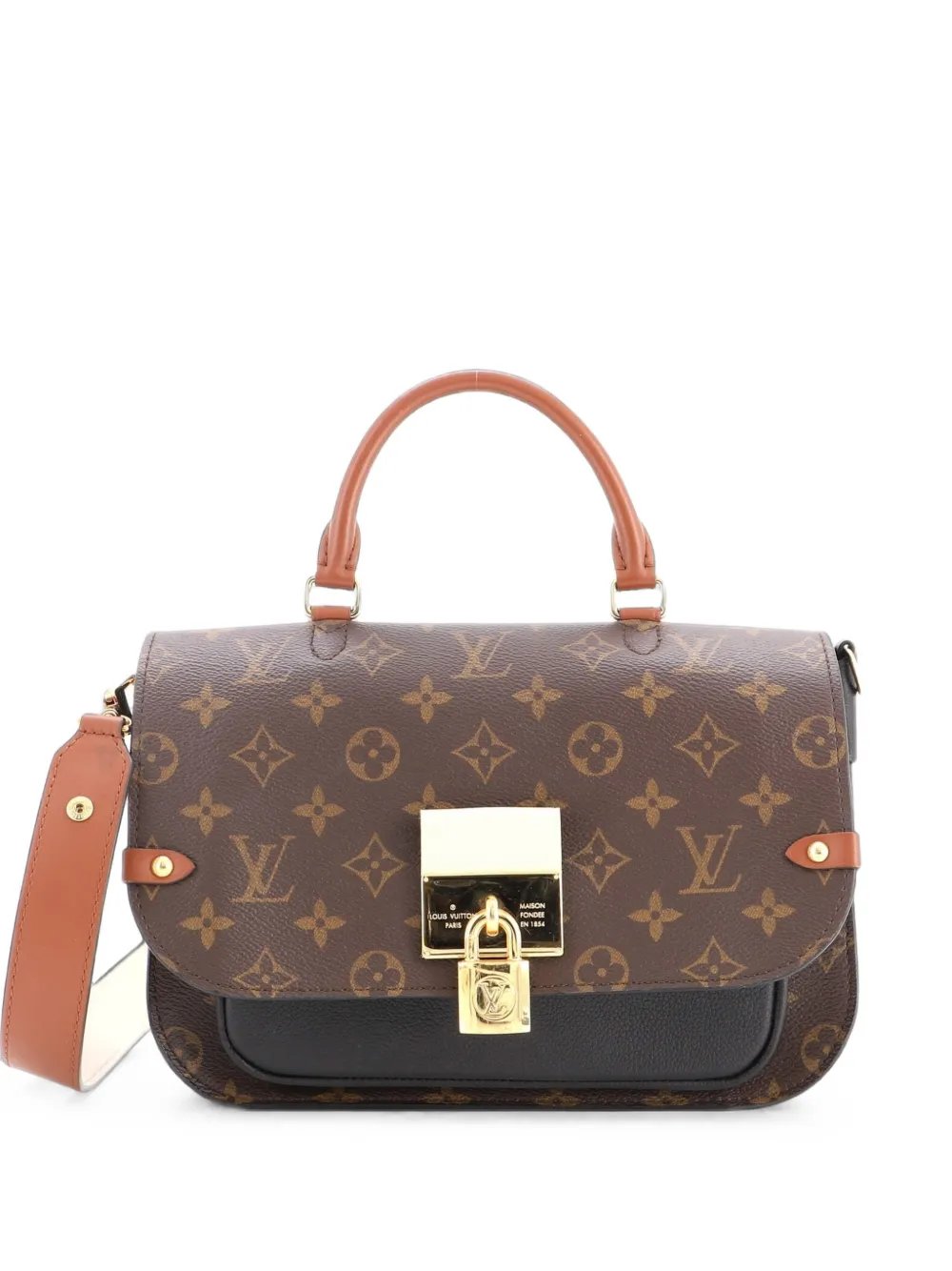 Vaugirard Handbag Monogram Canvas with Leather satchel
