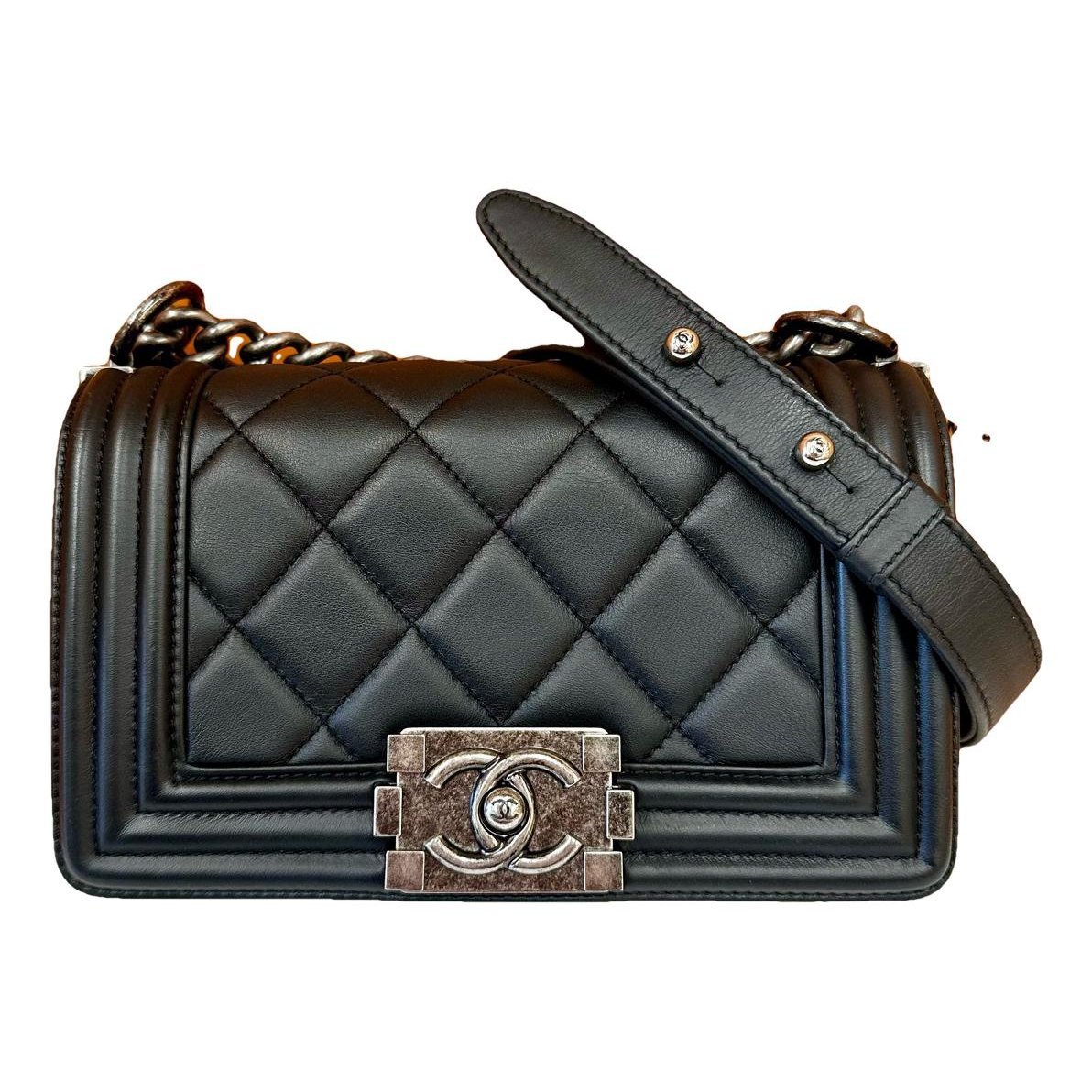 Boy leather crossbody bag